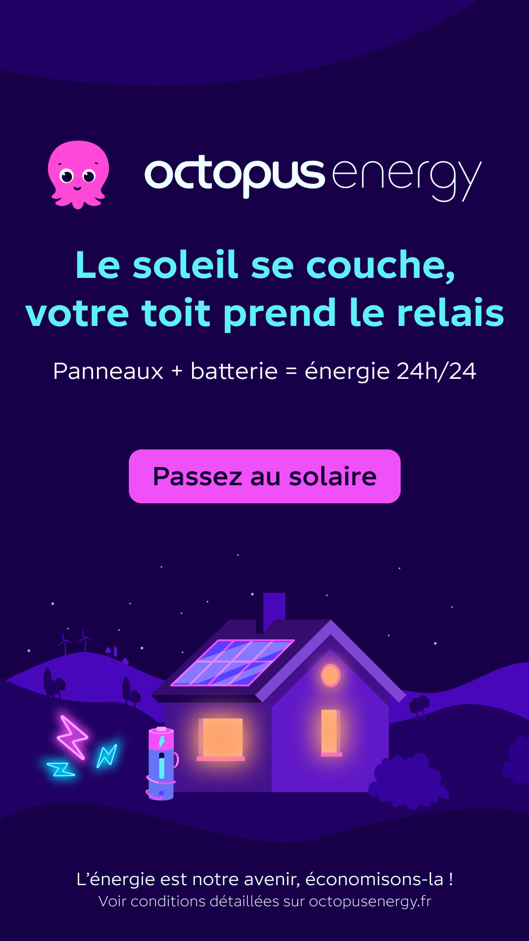 Octopus Energy Facebook ad
