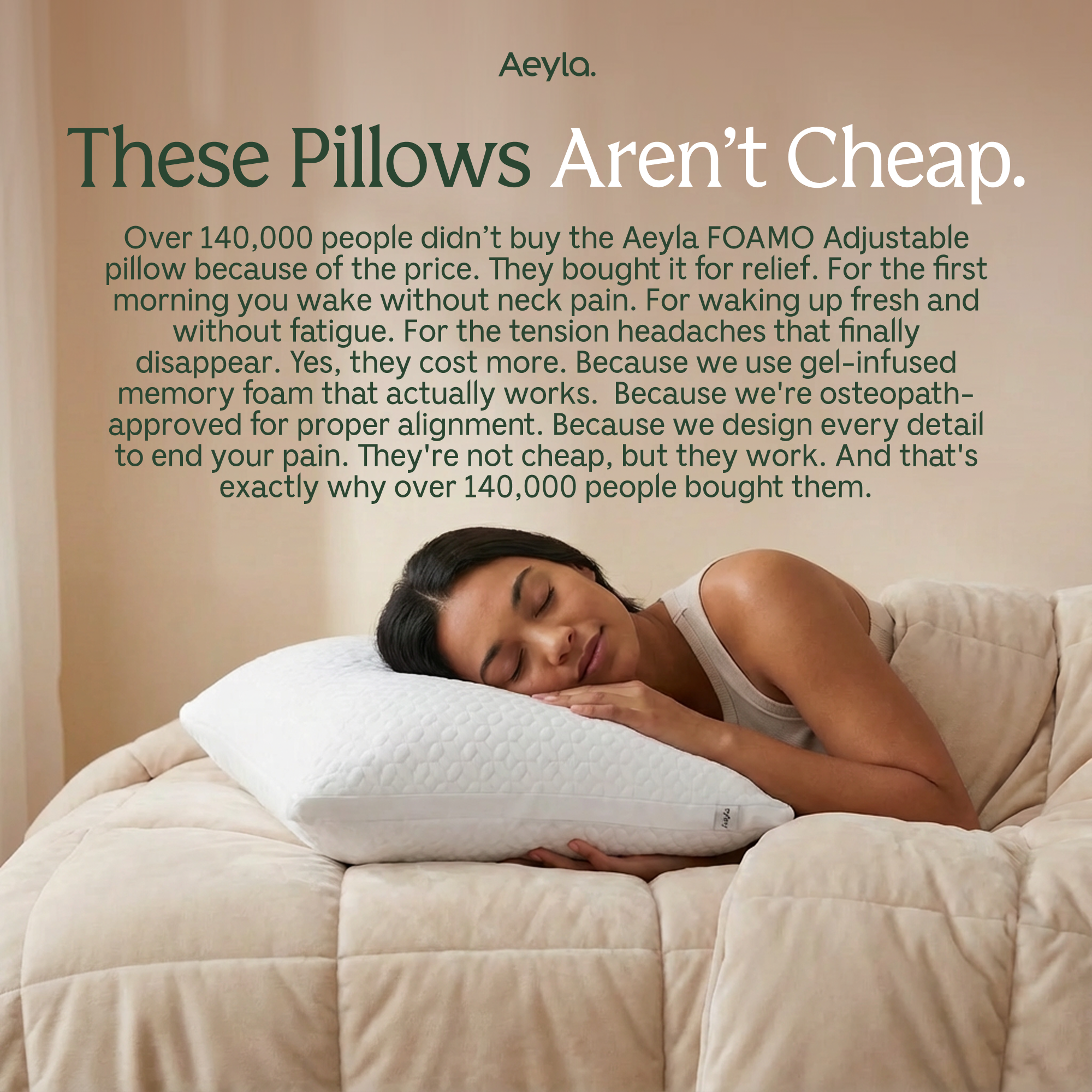 Dr. Robinson - The Sleep Expert Facebook ad: 500,000 Pillows Sold In UK