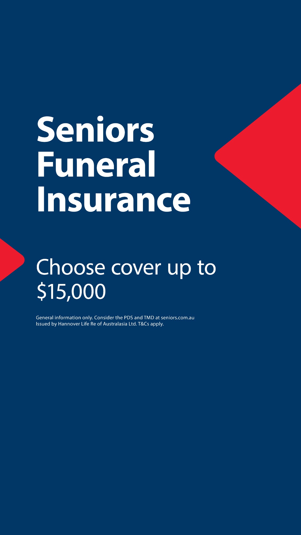 Australian Seniors Insurance Agency Facebook ad