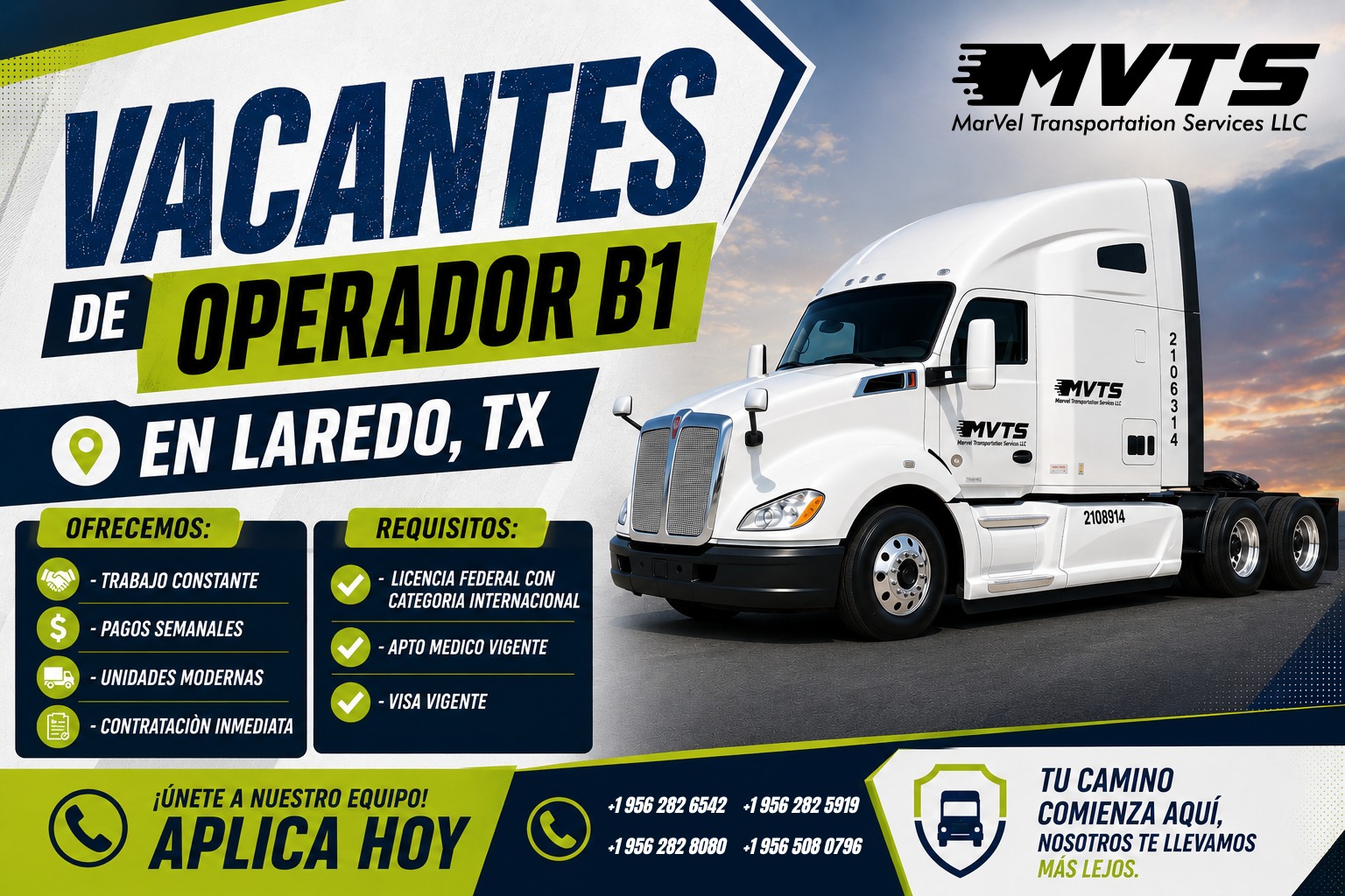 MVTS MarVel Transportation Services, LLC Facebook ad