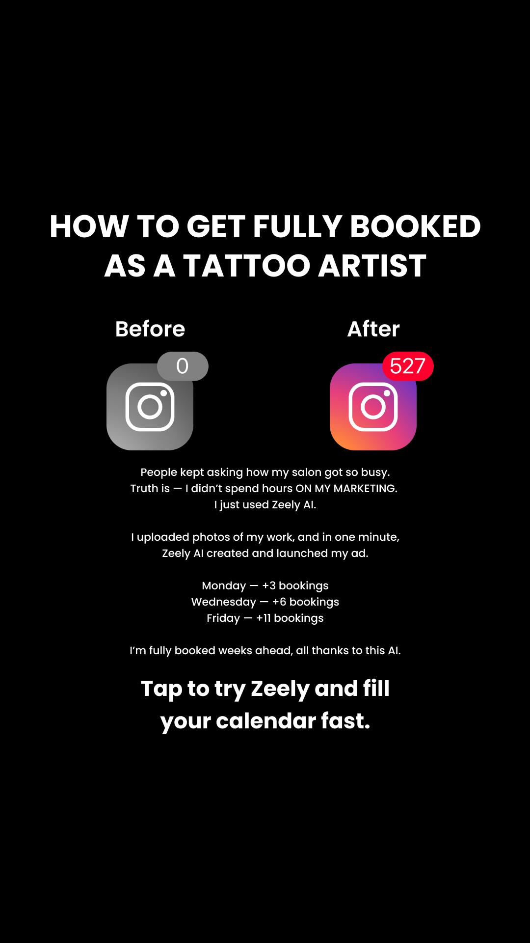 Zeely Facebook ad