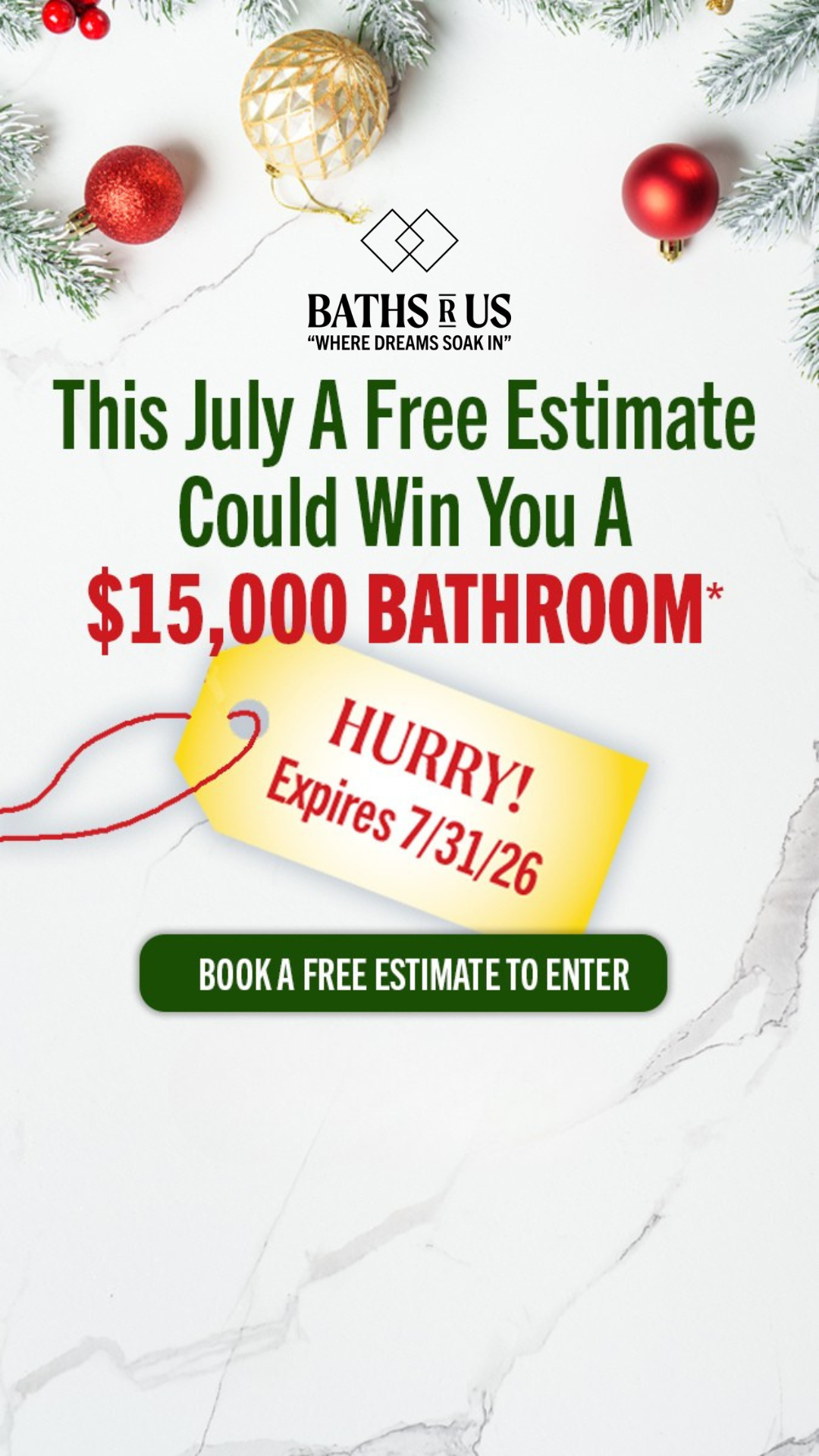 Baths R Us Facebook ad