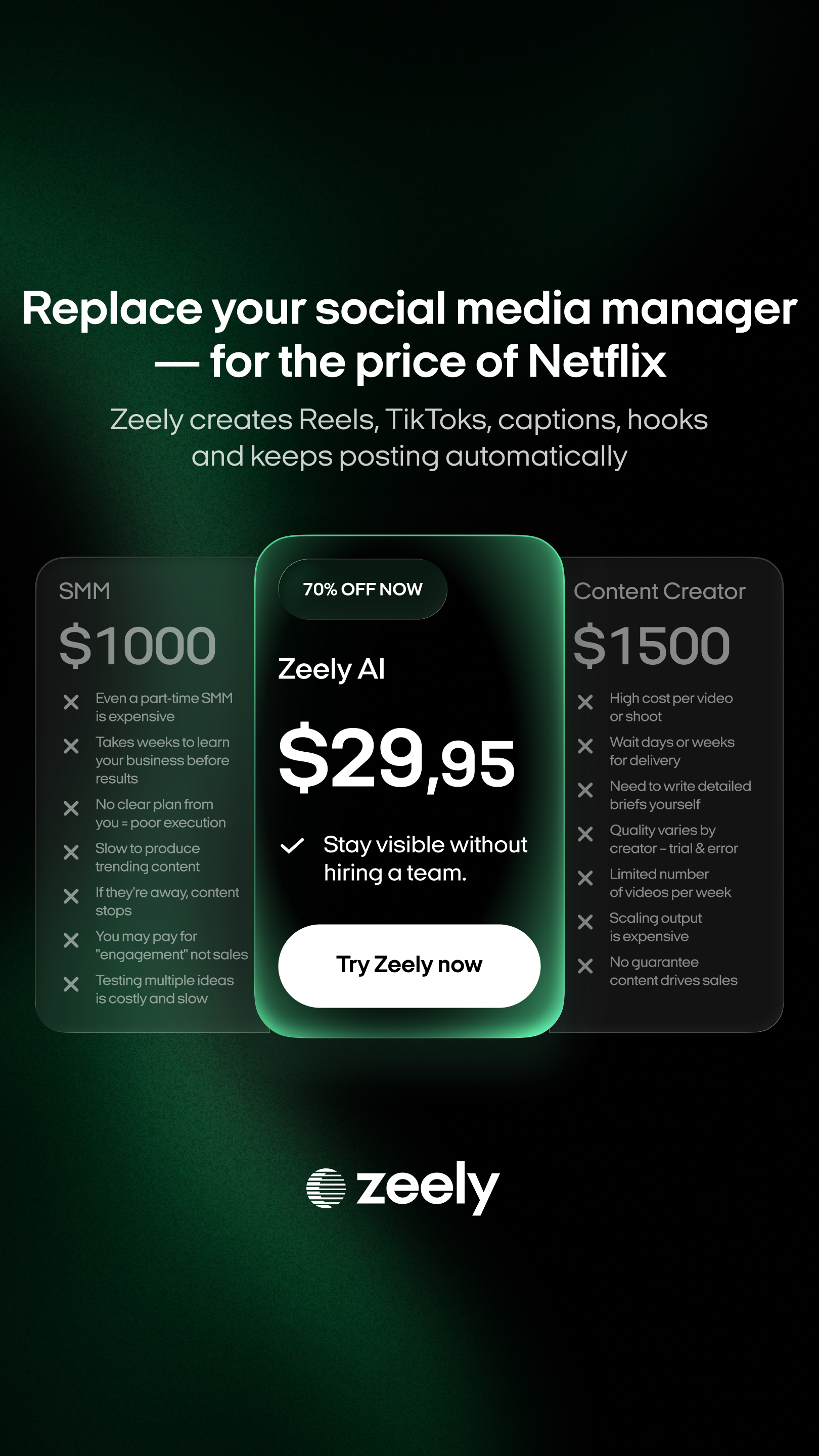 Zeely Facebook ad