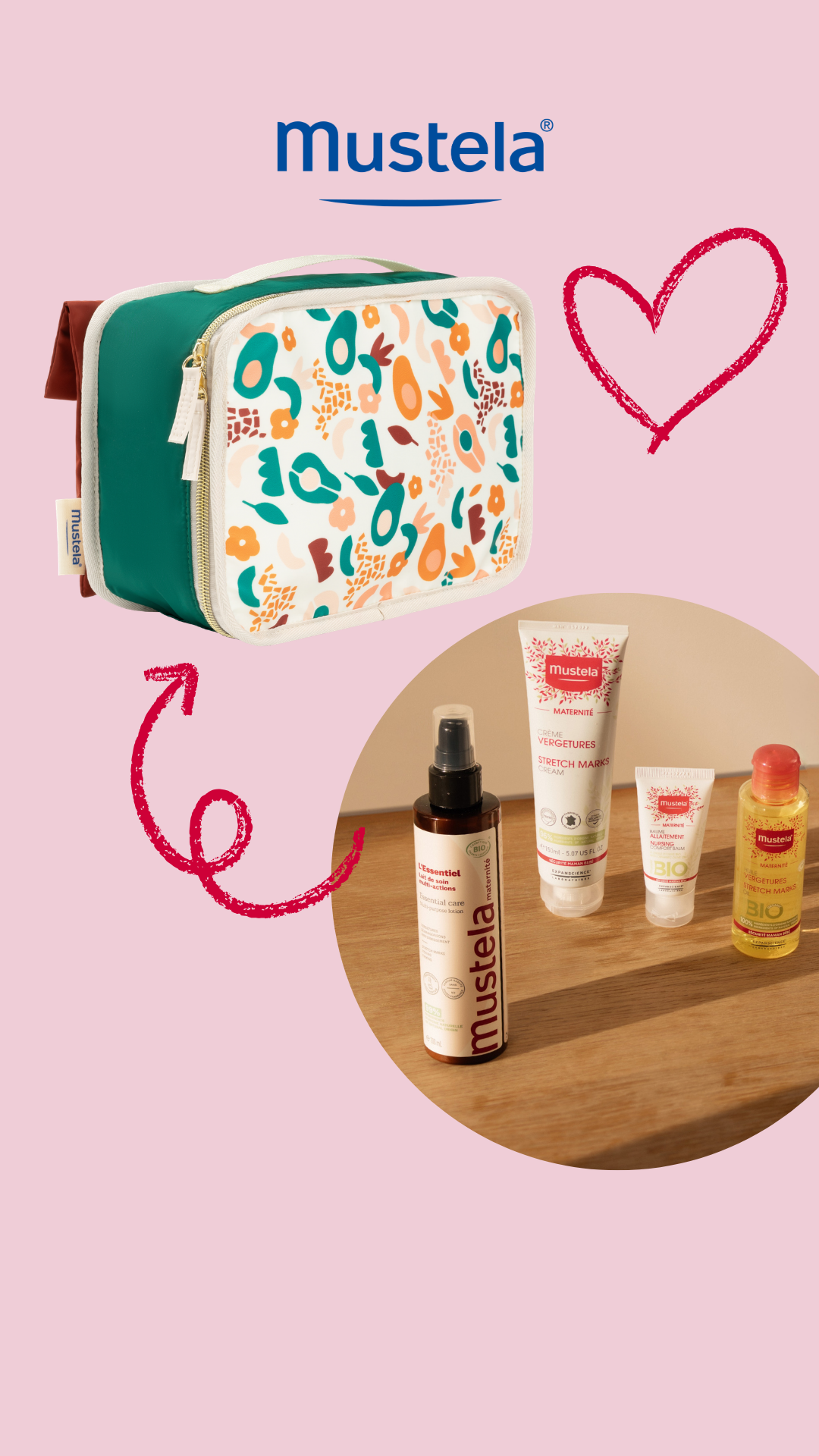 Mustela France Facebook ad: Je veux ma Trousse Vanity!