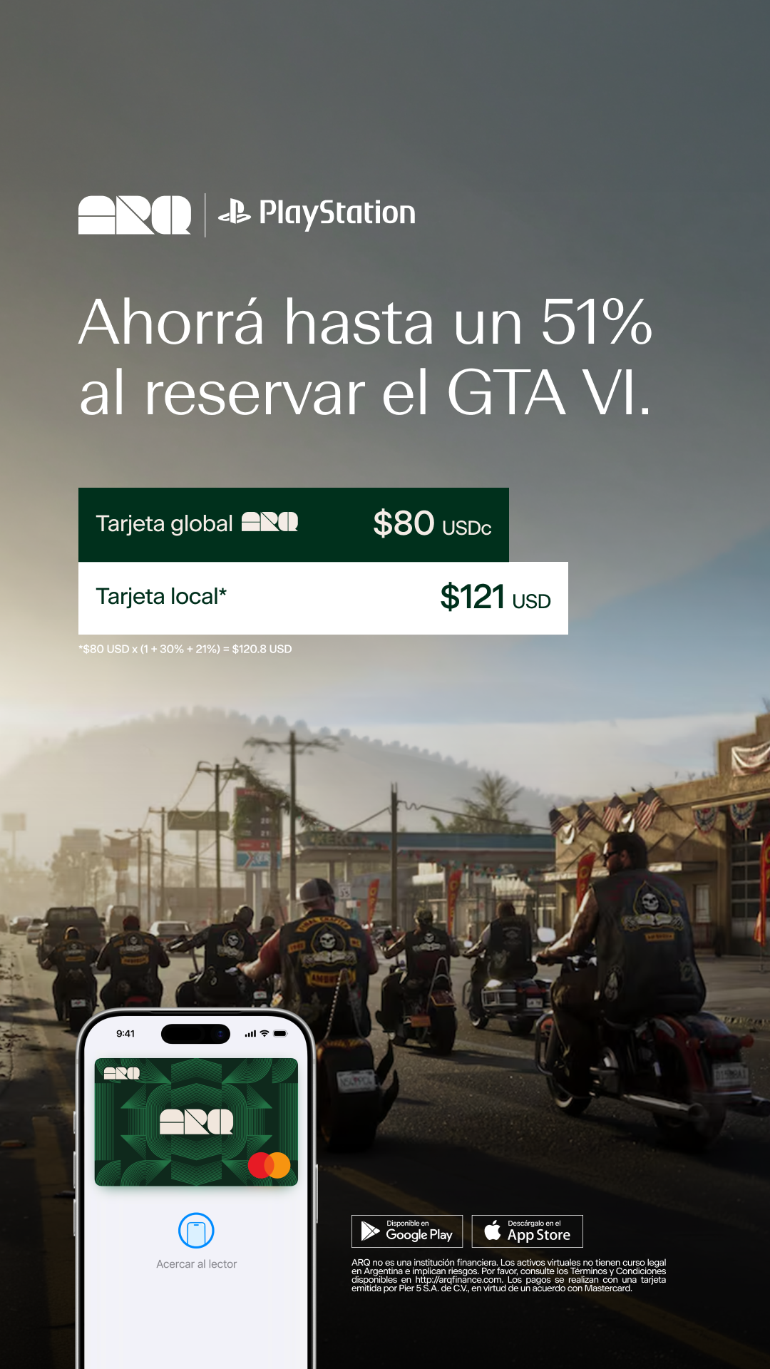 ARQ Facebook ad