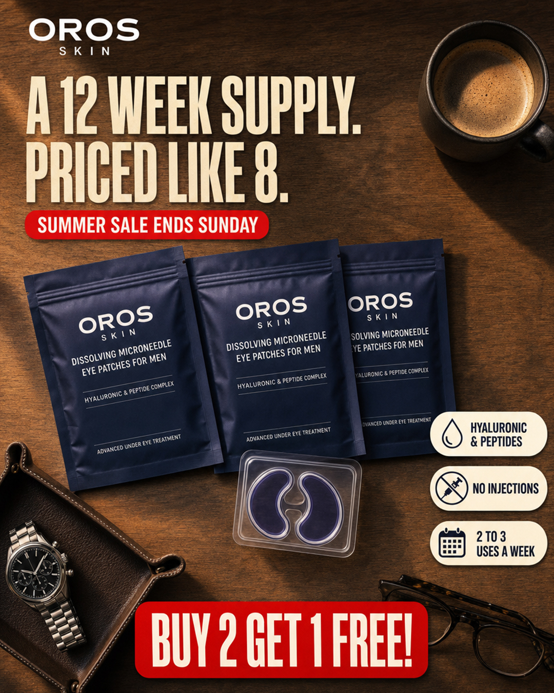 Men's Skincare Tips Facebook ad