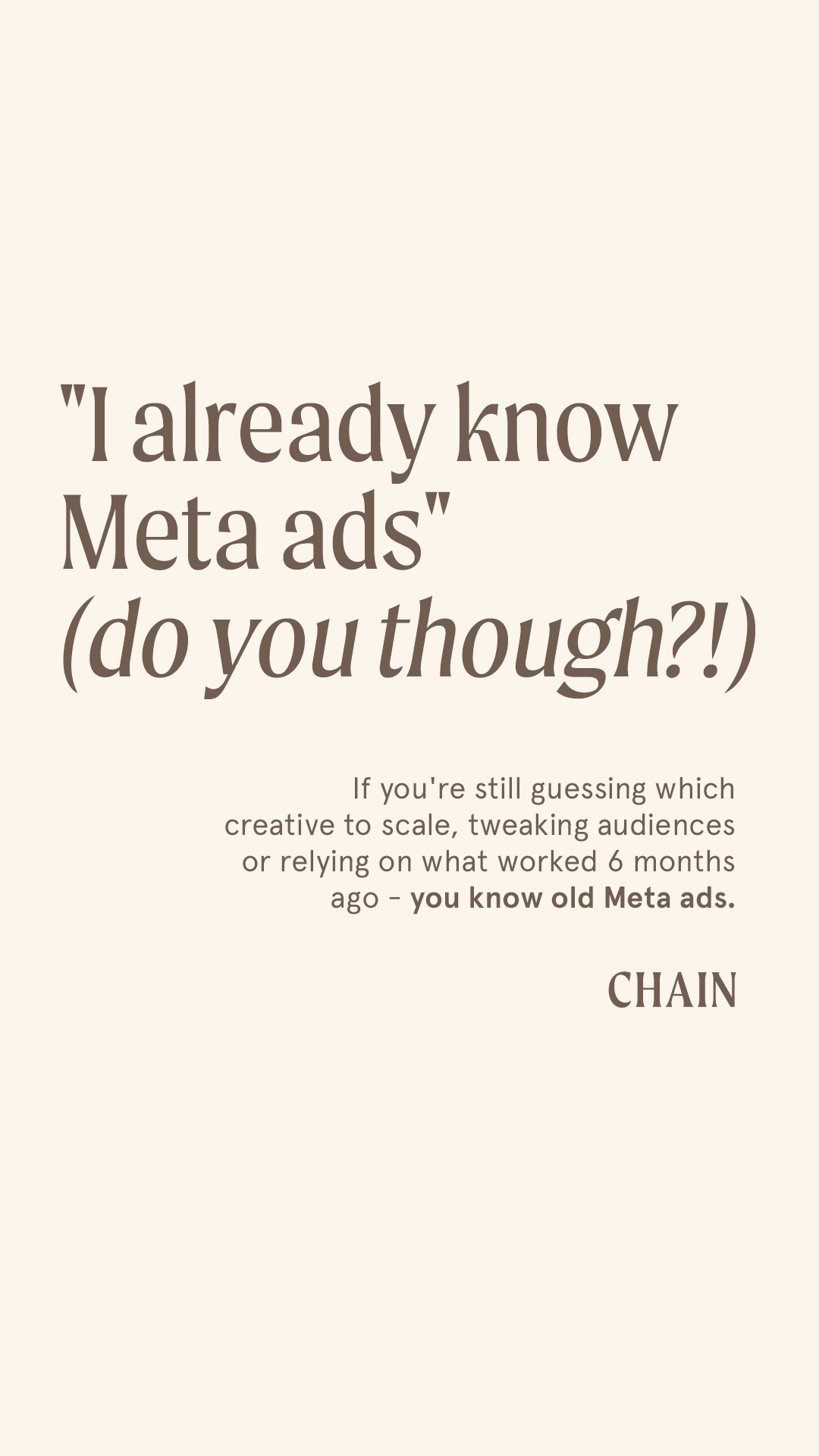 Chain Social Facebook ad: 1,300+ business owners already took this masterclass in…
