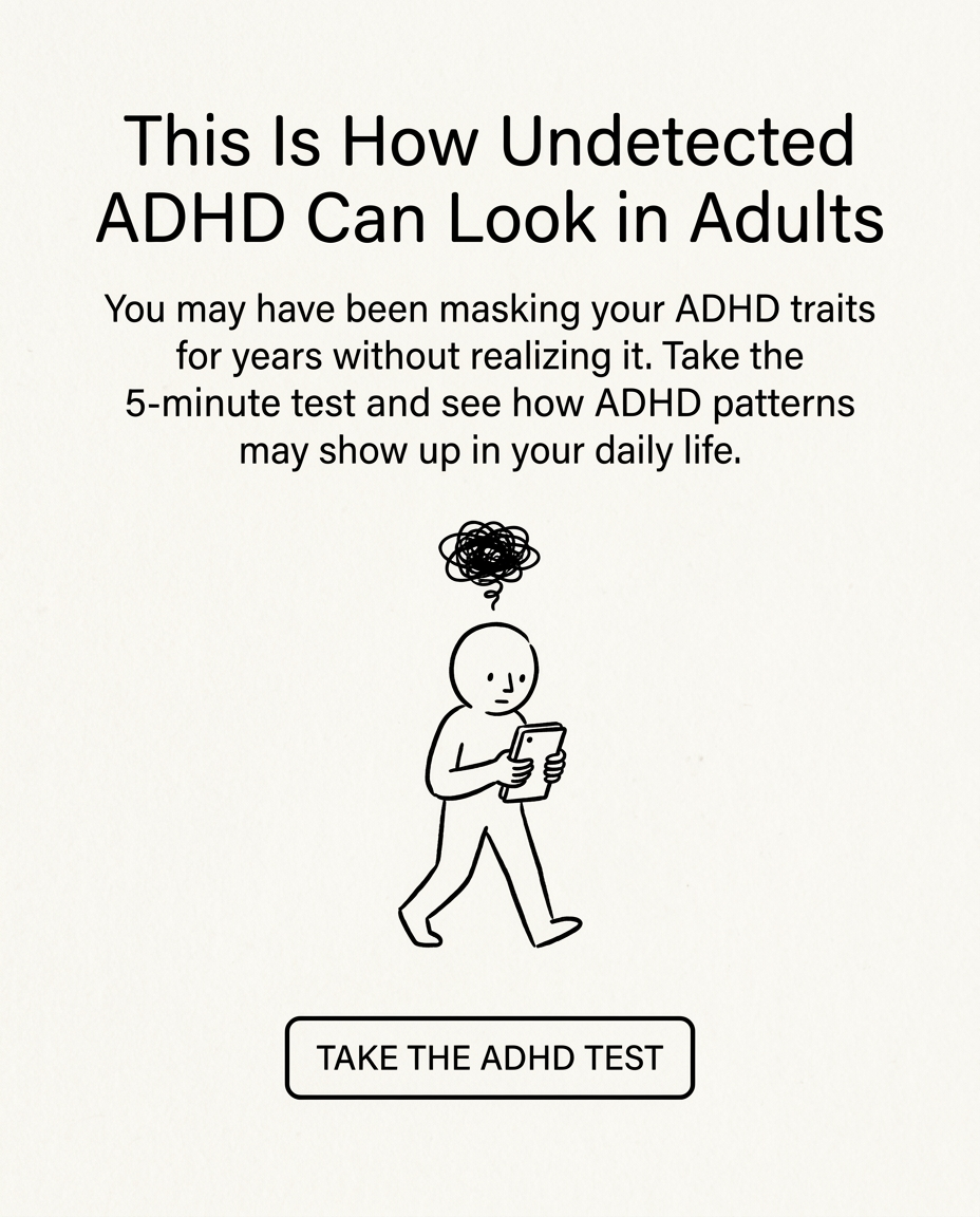 ADHD Clarity Test Facebook ad