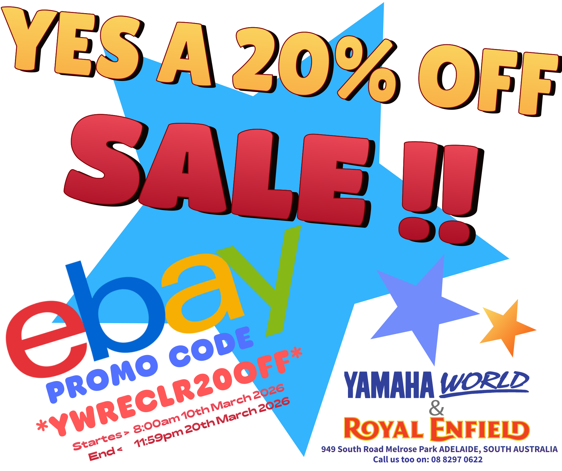 Yamaha World & Royal Enfield Facebook ad