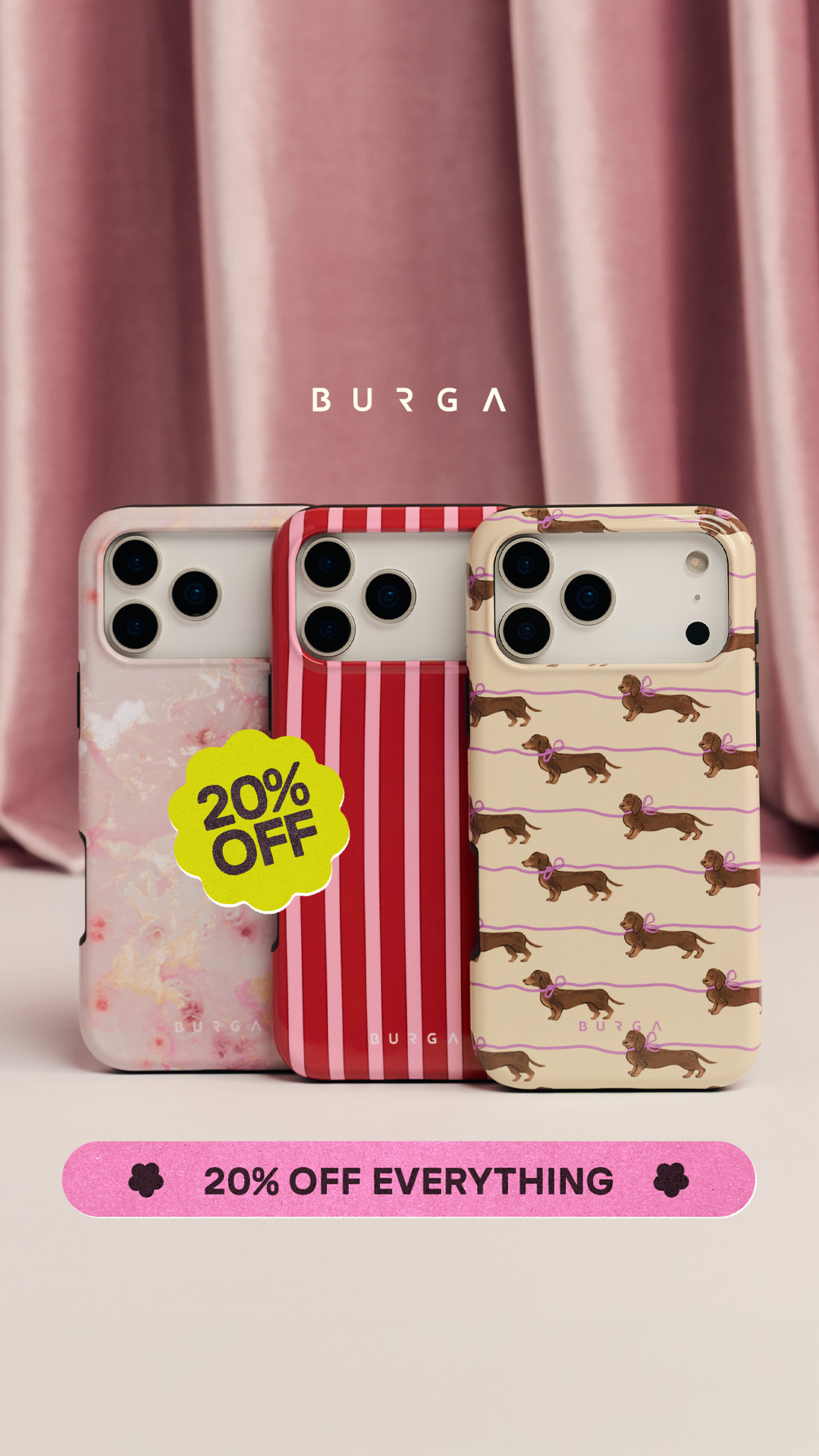 BURGA Facebook ad