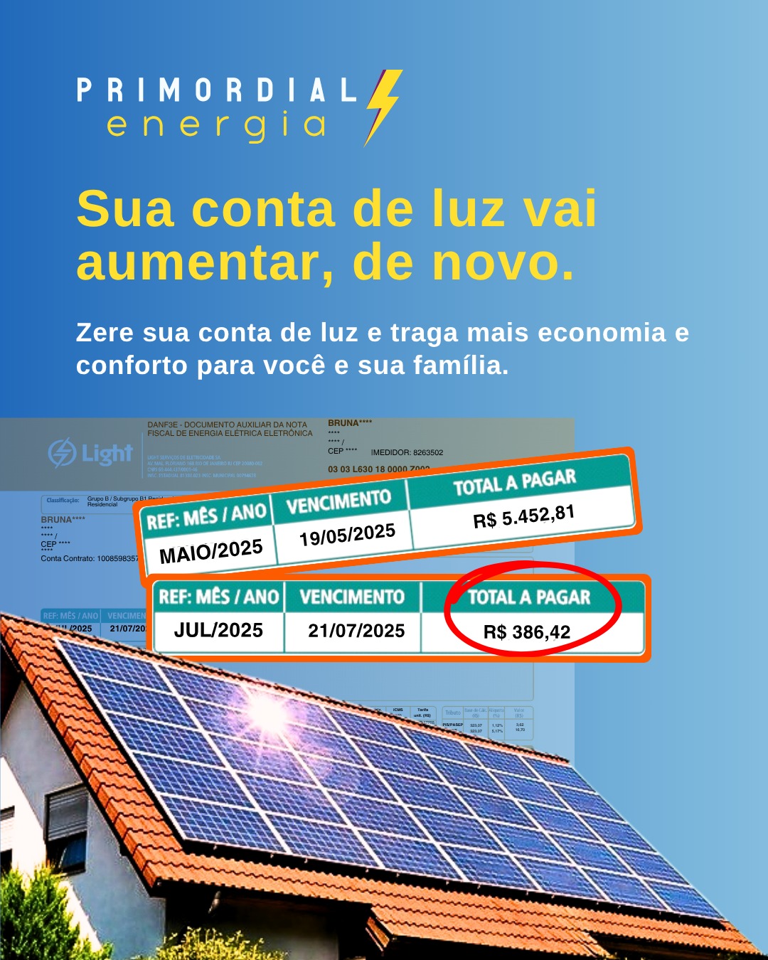 Primordial Energia Facebook ad: ORÇAMENTO IMEDIATO