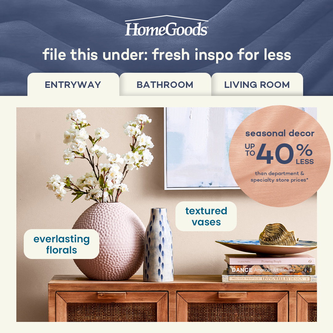 HomeGoods Facebook ad