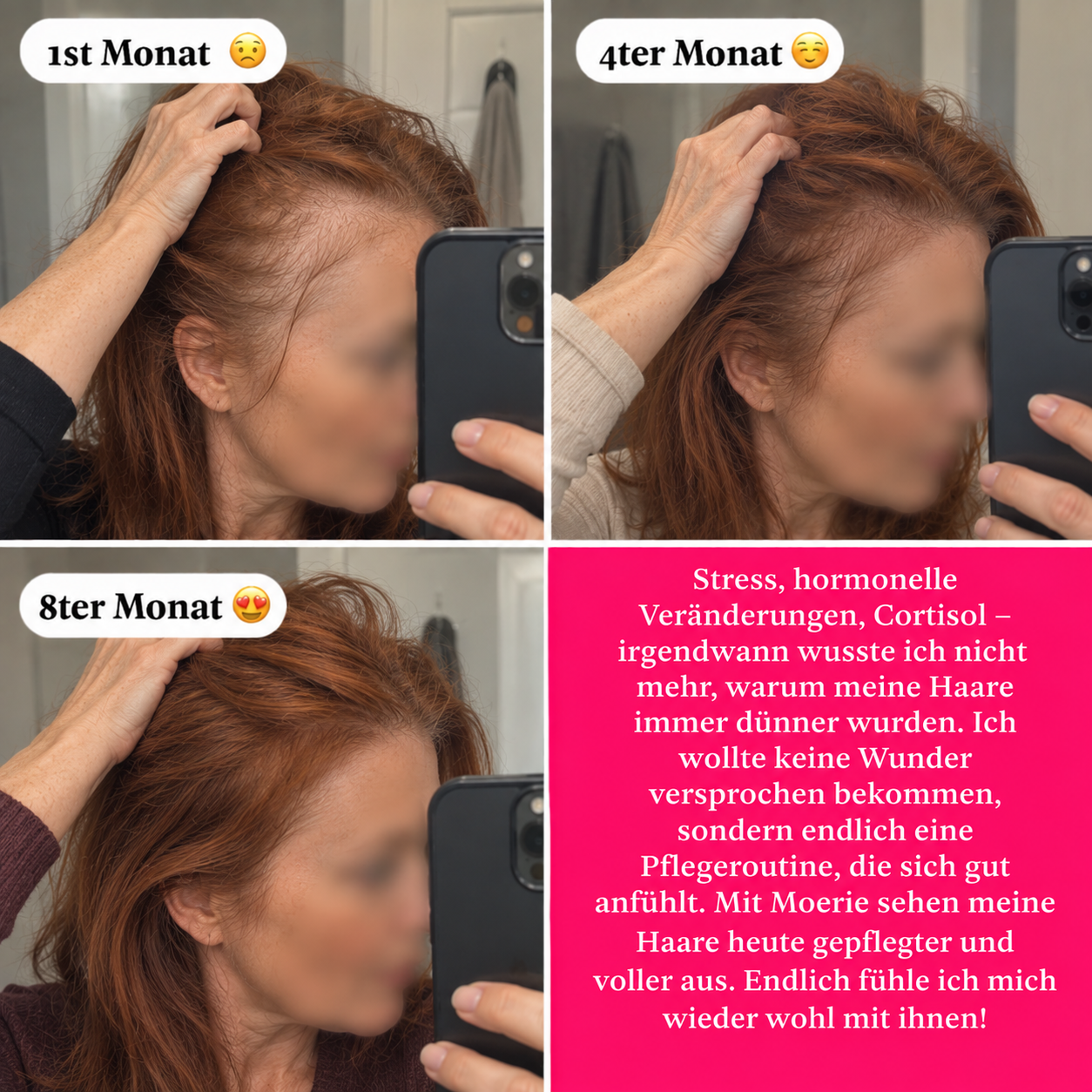Prime Hair Daily Facebook ad: 8 Monate, ein Unterschied