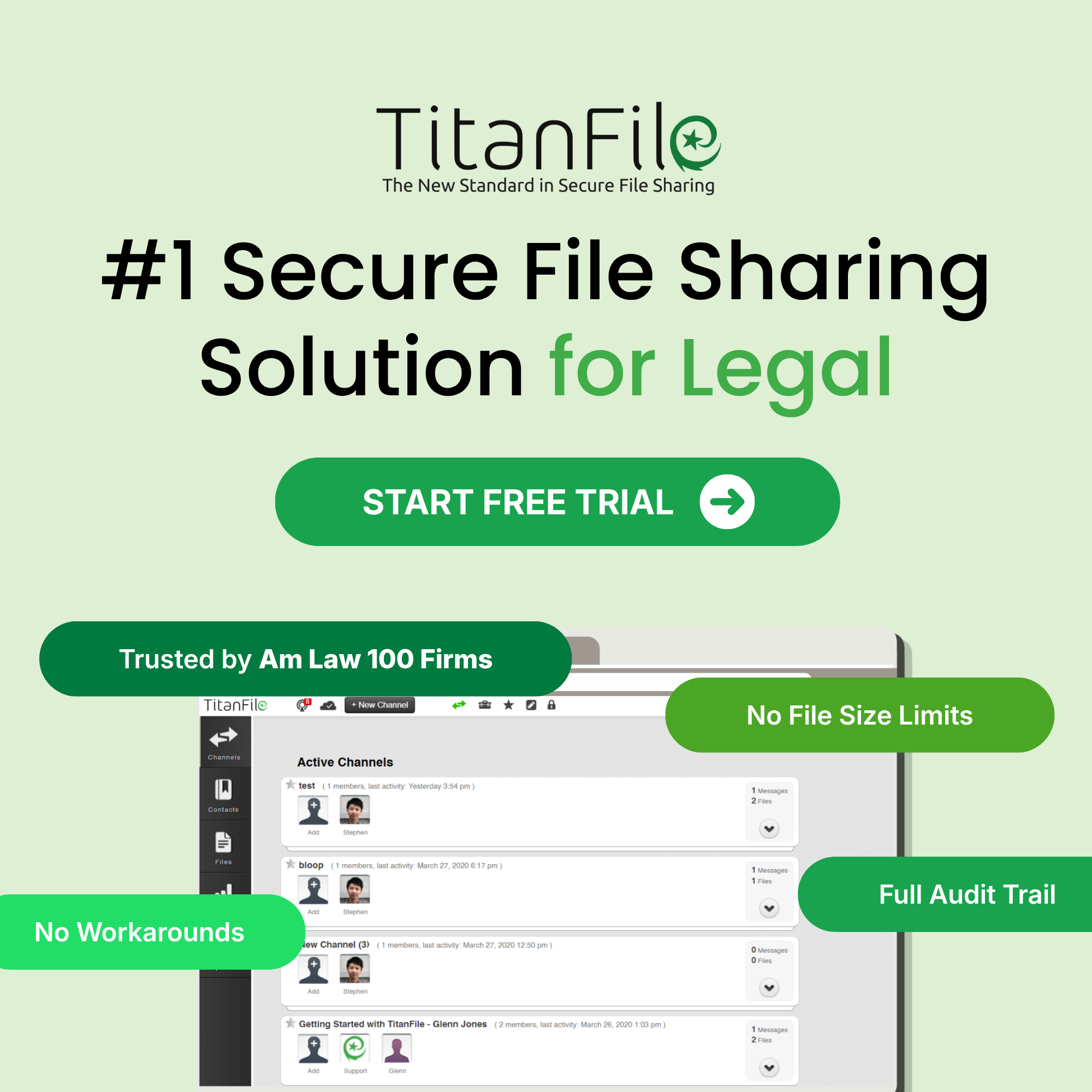 TitanFile Facebook ad