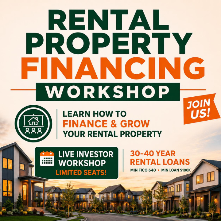 Mortgages By Odette NMLS# 282568 Facebook ad: Join Our Free Investor Financing Workshop!