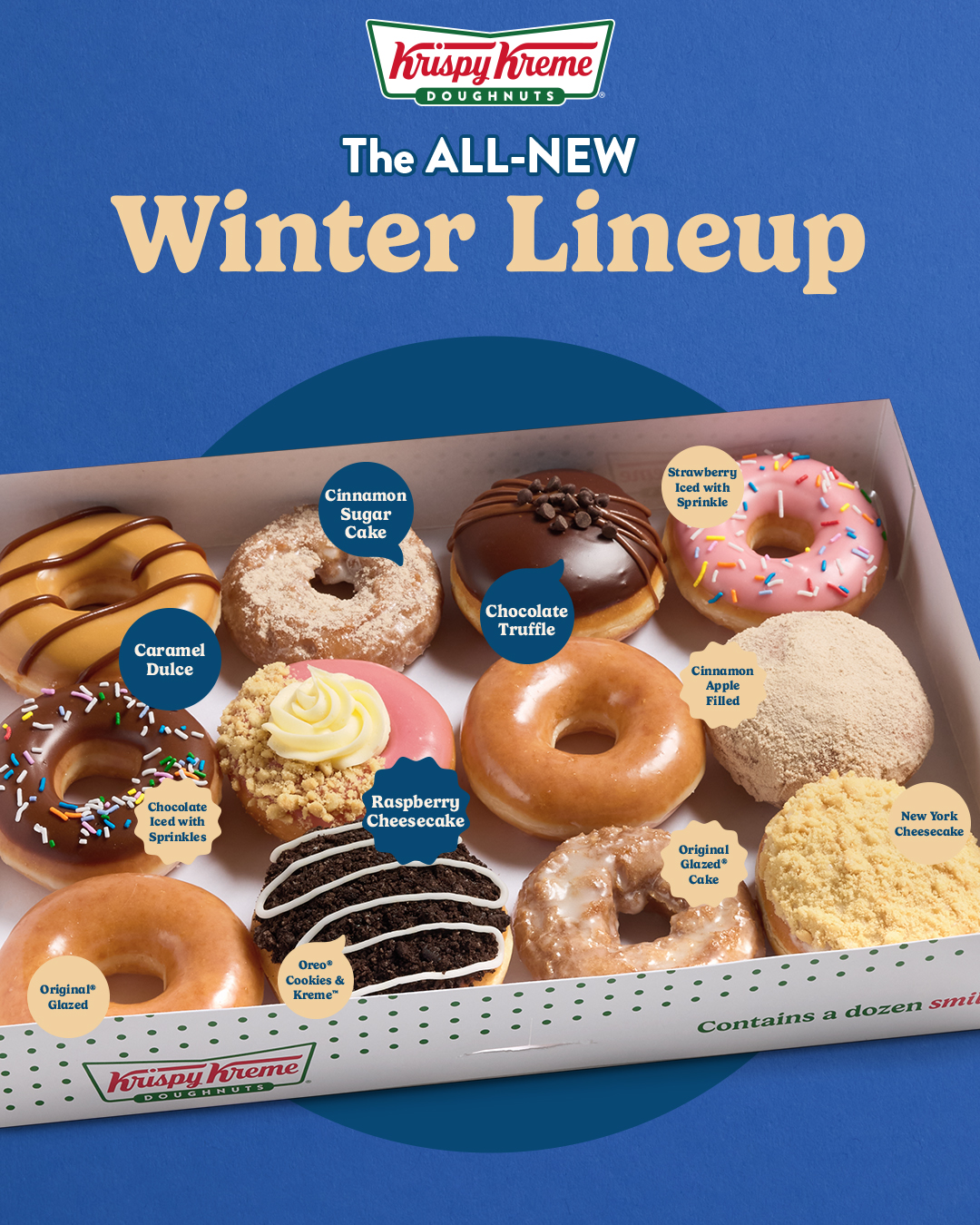 Krispy Kreme Doughnuts Facebook ad from Jan 6, 2026