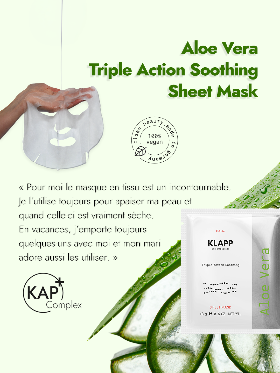 KLAPP Skin Care Science Facebook ad from Aug 5, 2026