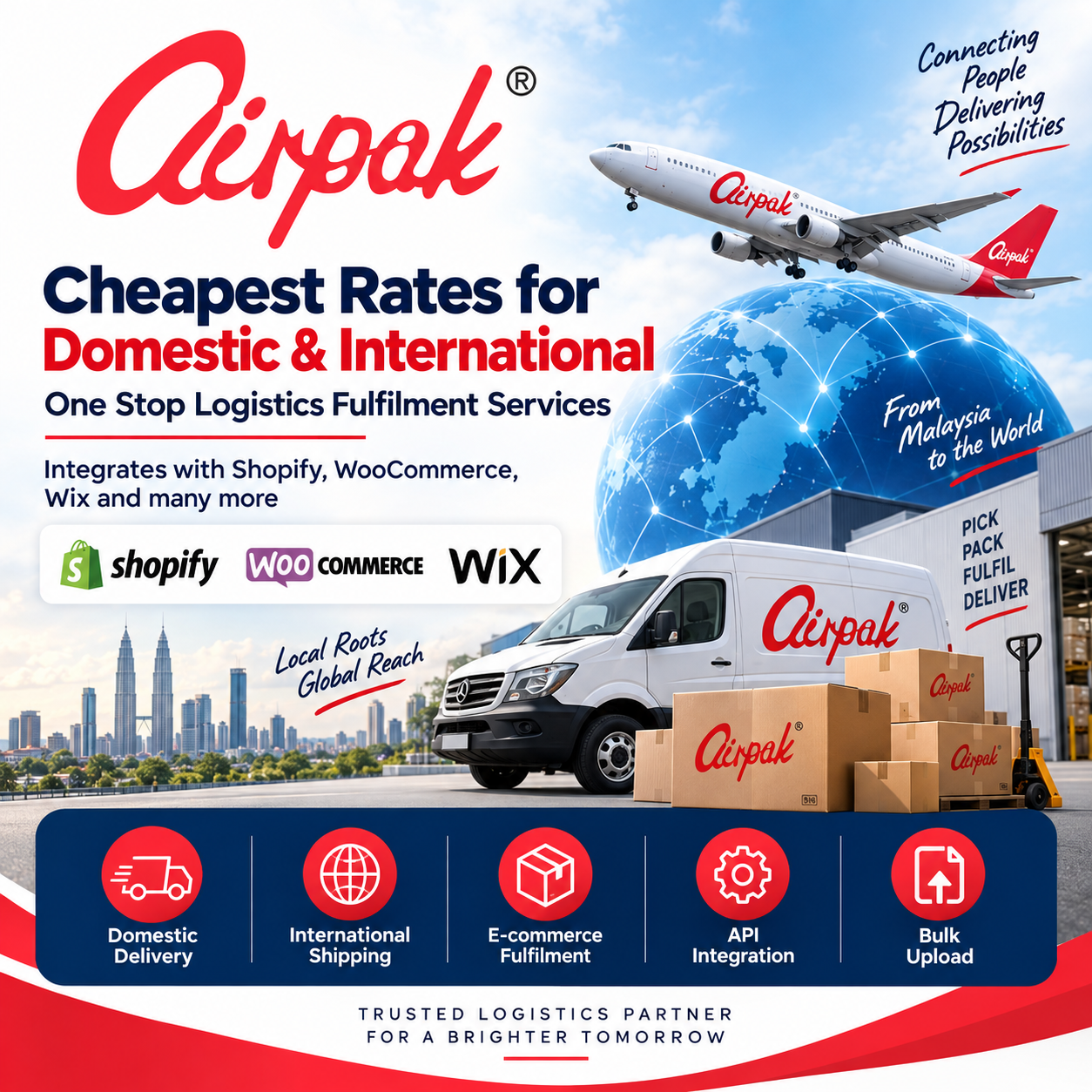 Airpak Express SG Facebook ad: Lowest Shipping Rates