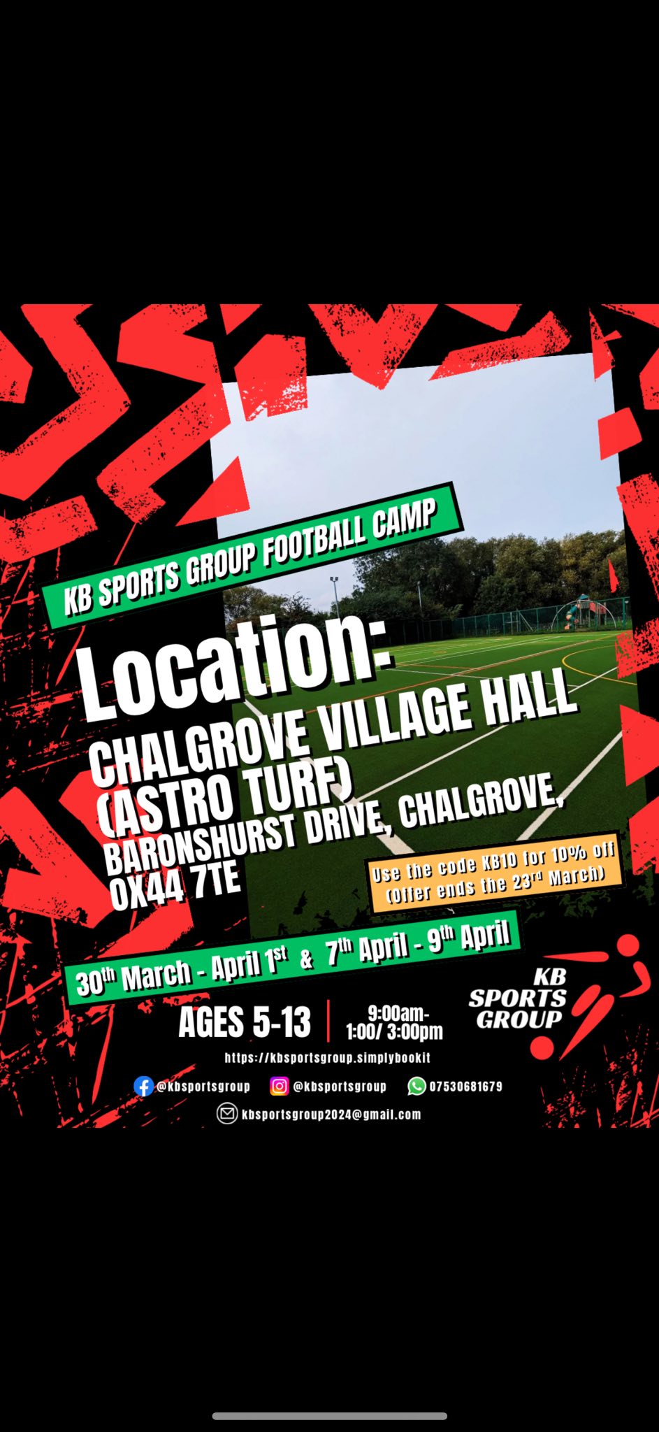 KB Sports Group Facebook ad