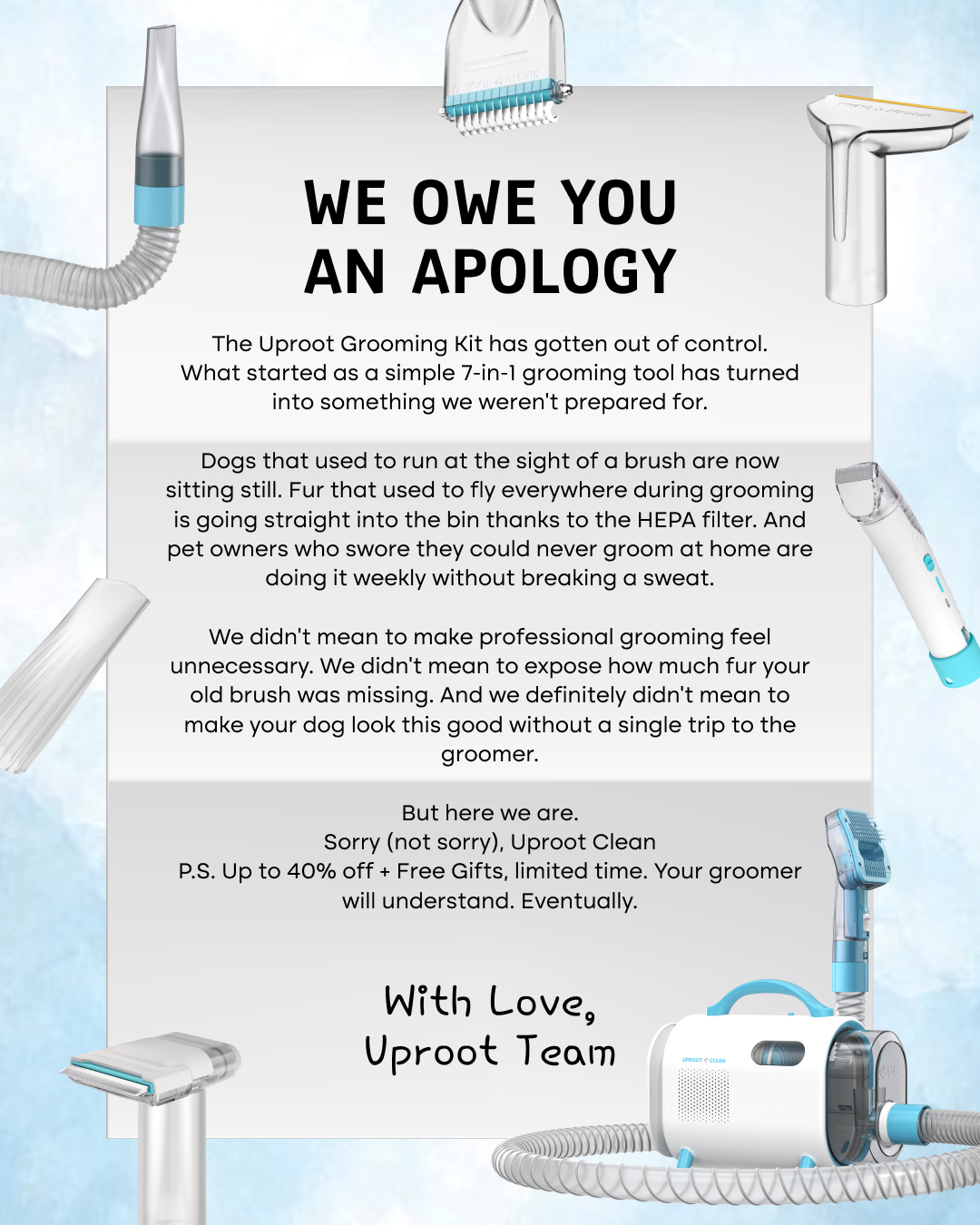 Uproot Clean Facebook ad
