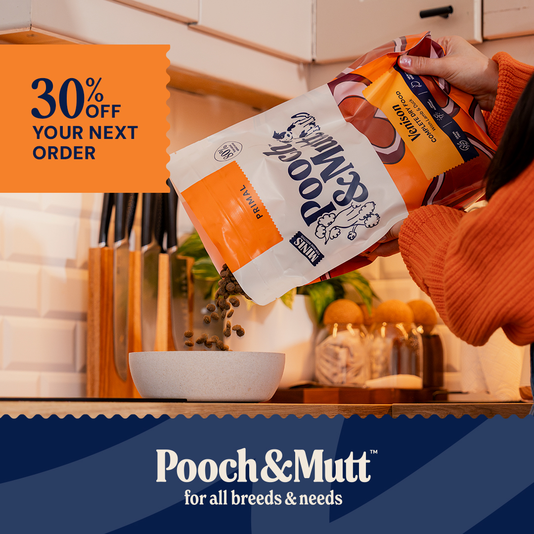 Pooch & Mutt Facebook ad: 30% Off Your Next Order