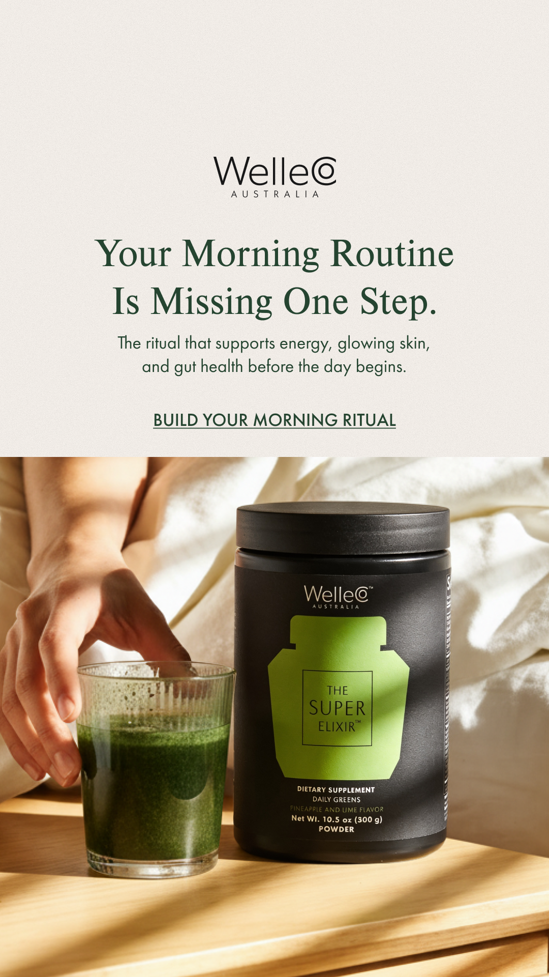 WelleCo Facebook ad