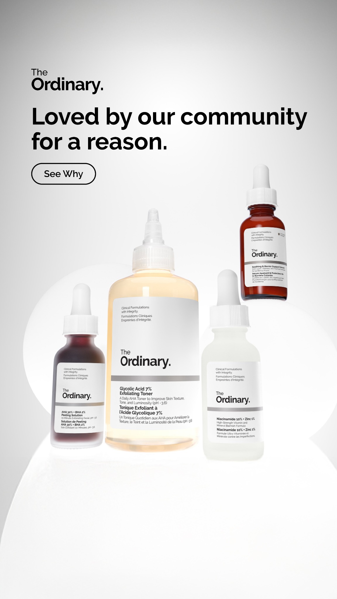 The Ordinary Facebook ad