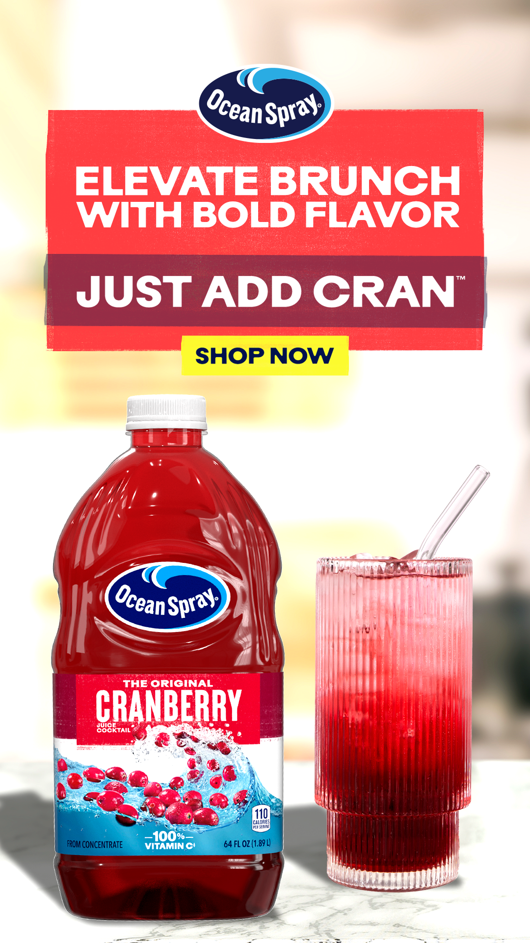 Ocean Spray Facebook ad from May 15, 2026