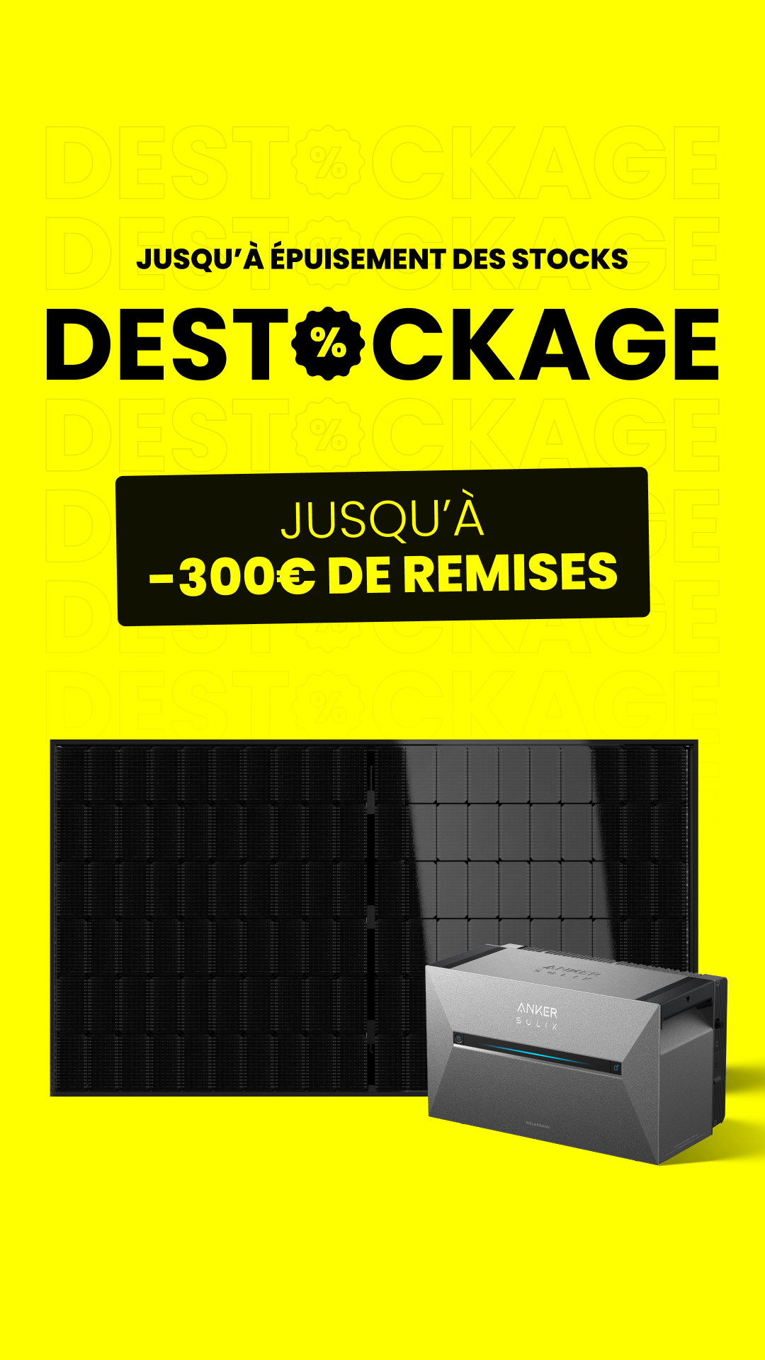 Mon Kit Solaire Facebook ad: Jusqu'à 300€ de remises