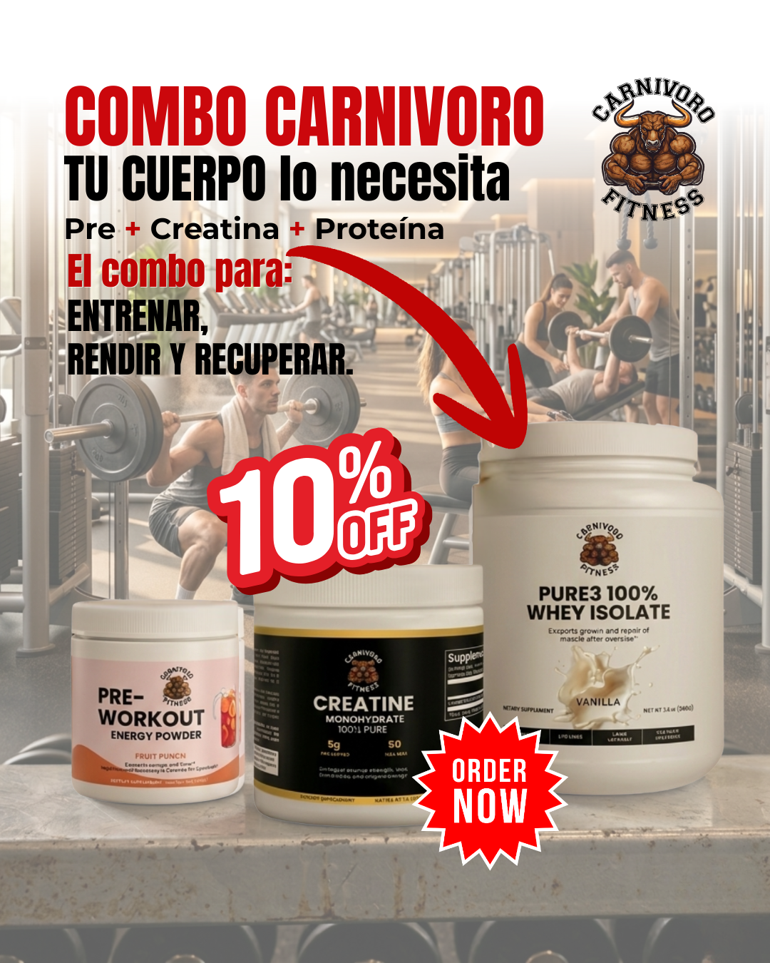 Carnivoro Fitness Facebook ad: ¡Aprovecha el 10% OFF y ordénalo ahora!