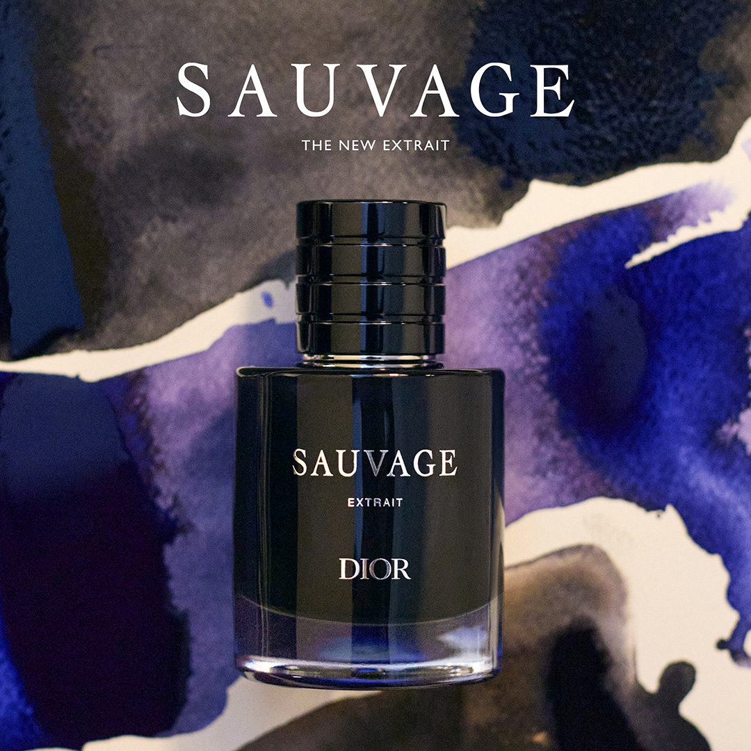 Dior Facebook ad: Sauvage Extrait: Dior's 1st extrait de parfum for men