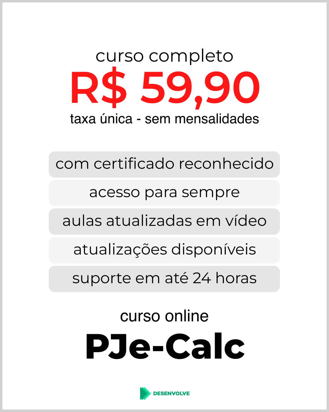 Desenvolve Cursos Facebook ad