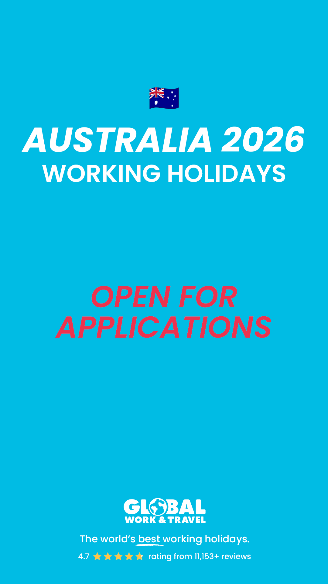 Global Work & Travel Facebook ad