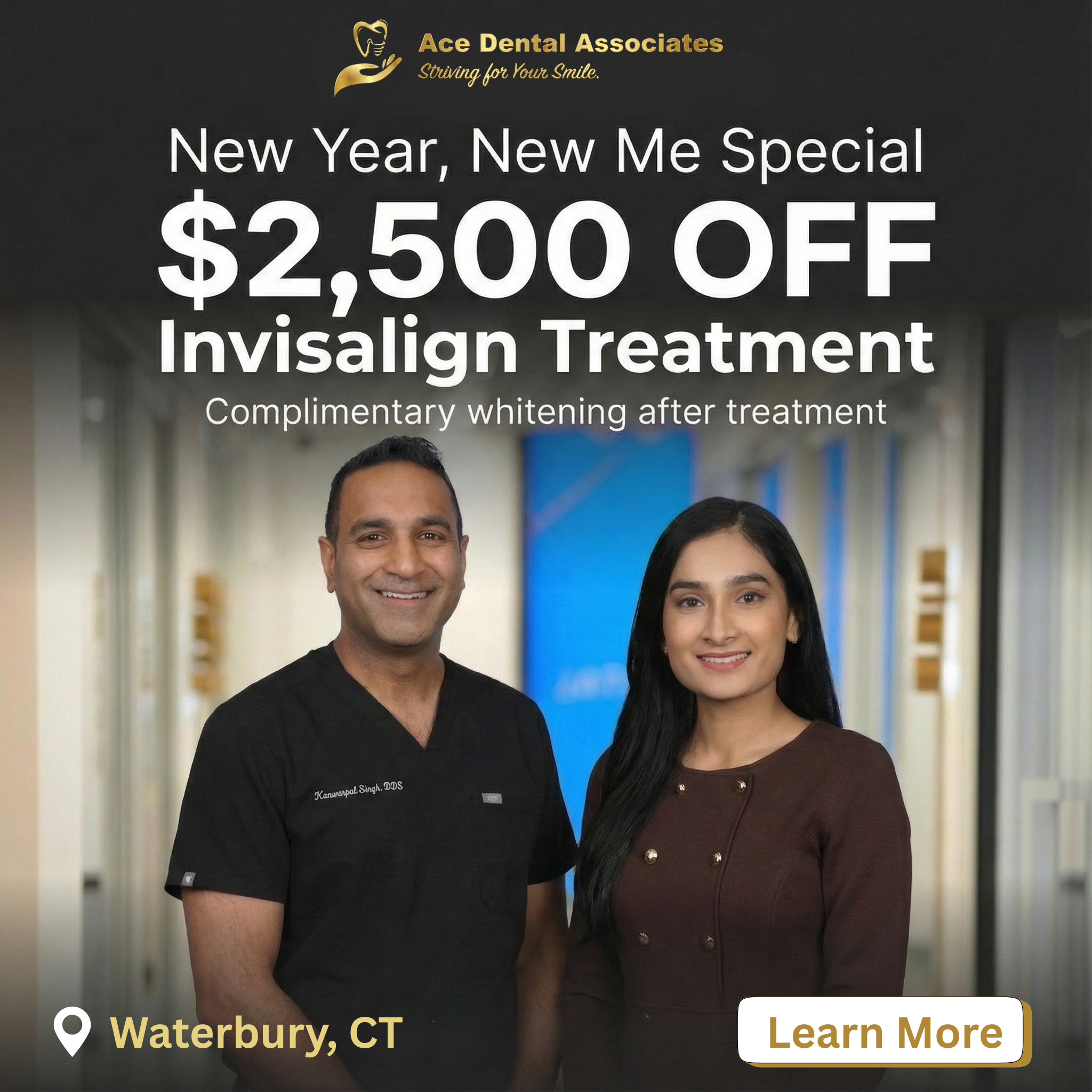Ace Dental Associates - Waterbury Facebook ad