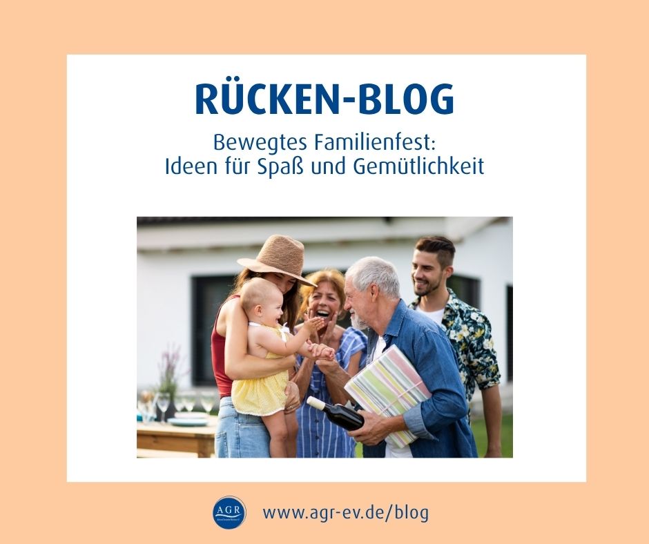 Aktion Gesunder Rücken (AGR) e.V. Facebook ad: Heute ist der Tag der Familie!