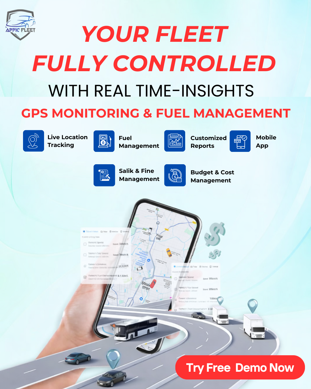 Appic Fleet Facebook ad: #1 Best Car Rental Fleet Management Software - Cut Costs &…