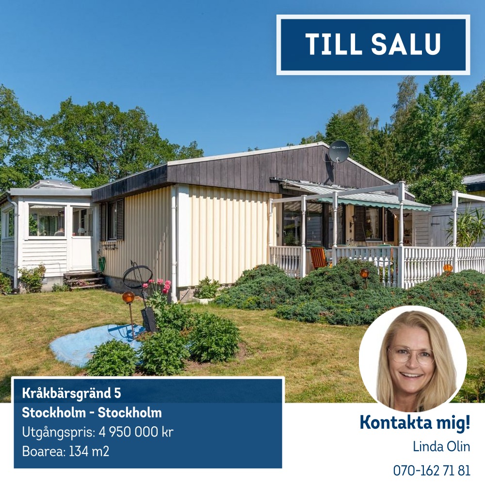 LF Fastighetsförmedling Facebook ad: Din mäklare i Vällingby/Hässelby/Spånga.