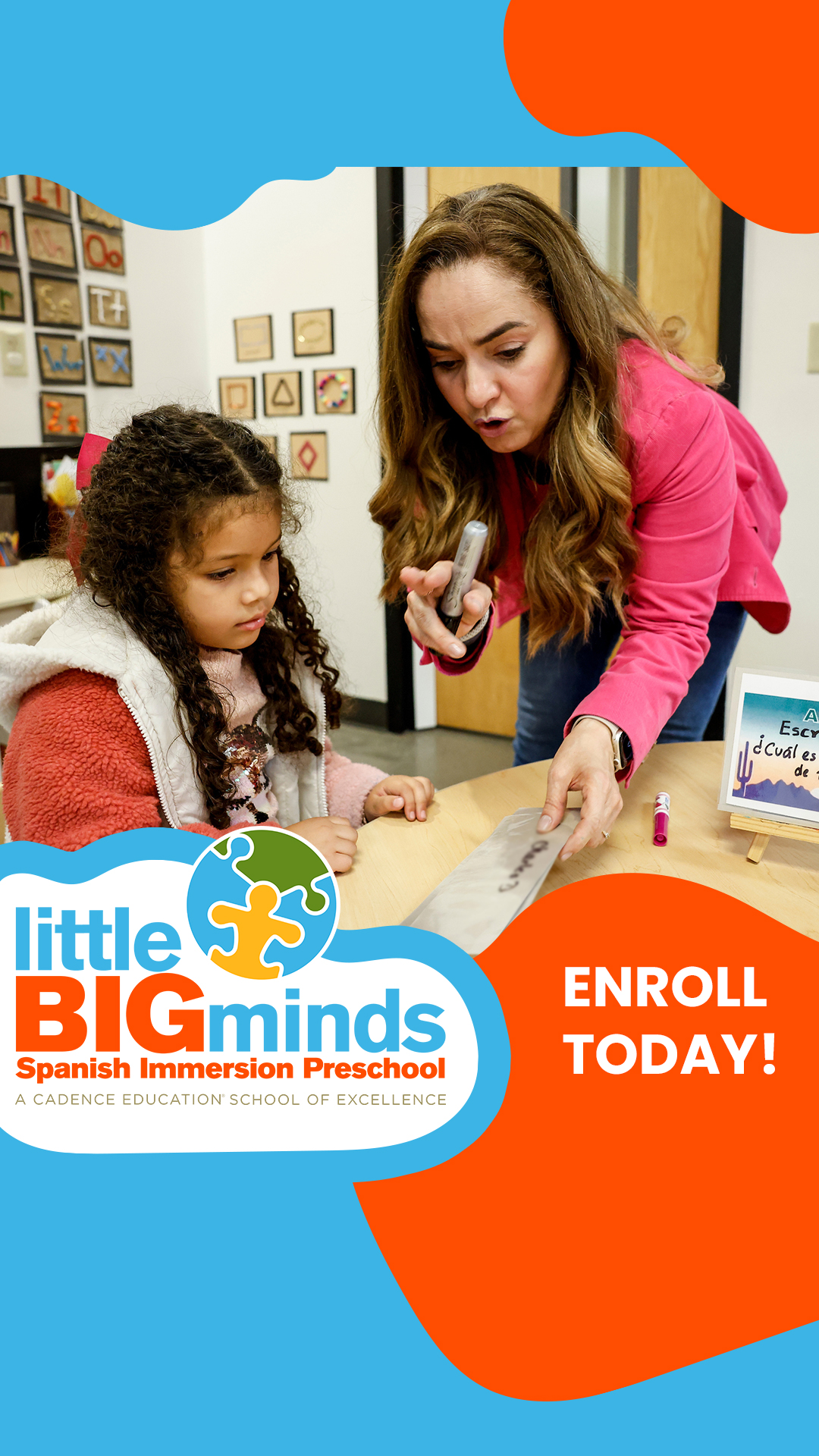 Little Big Minds Spanish Immersion Preschool, Uptown Facebook ad