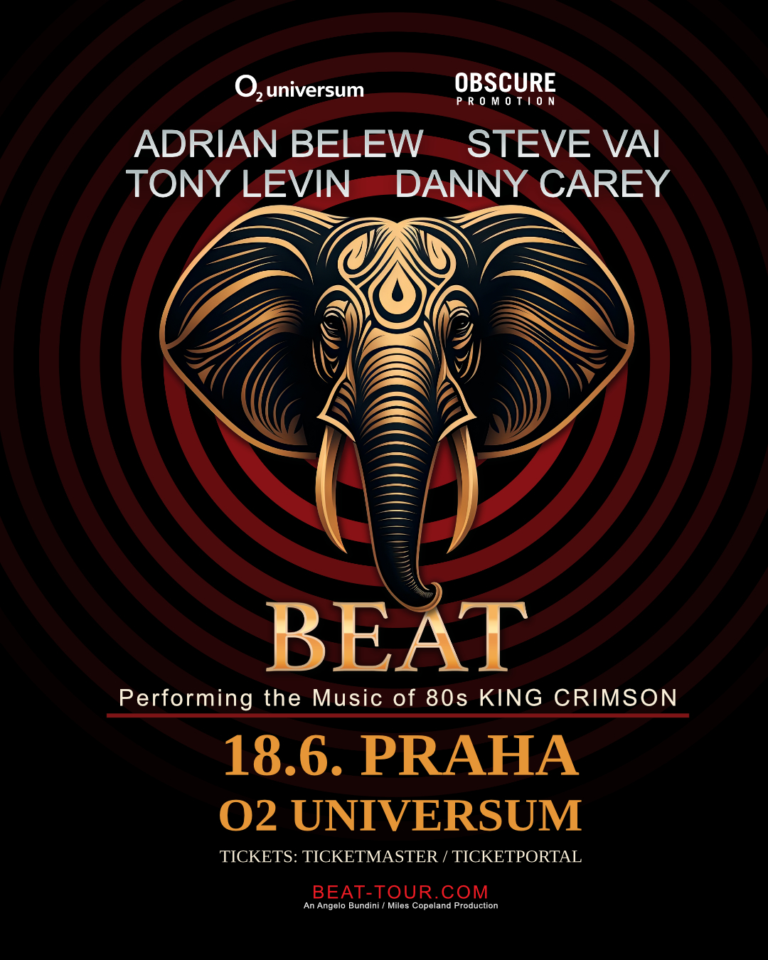 Obscure Promotion Facebook ad: BEAT - Performing the Music of 80s KING CRIMSON - Praha /…