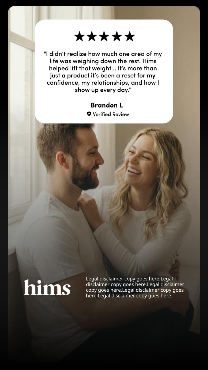 hims Facebook ad