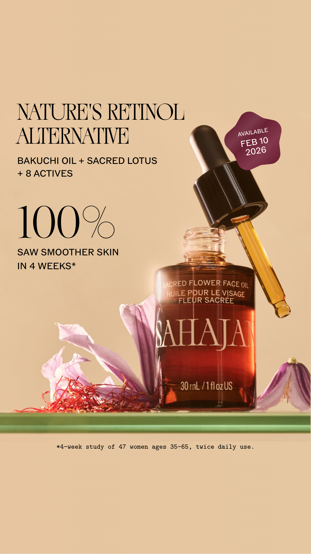 Sahajan Skincare Facebook ad
