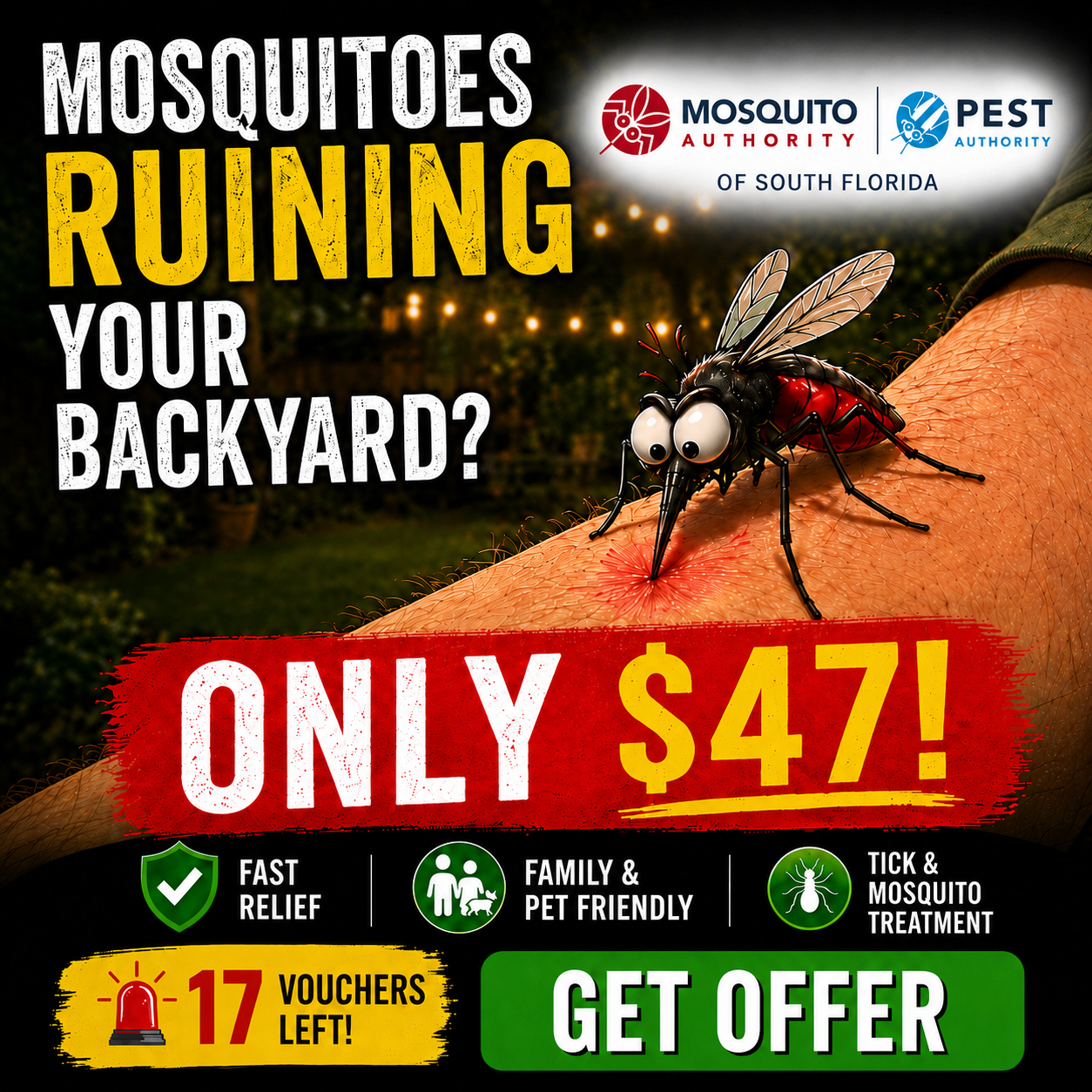 Mosquito Authority - Hollywood, FL Facebook ad