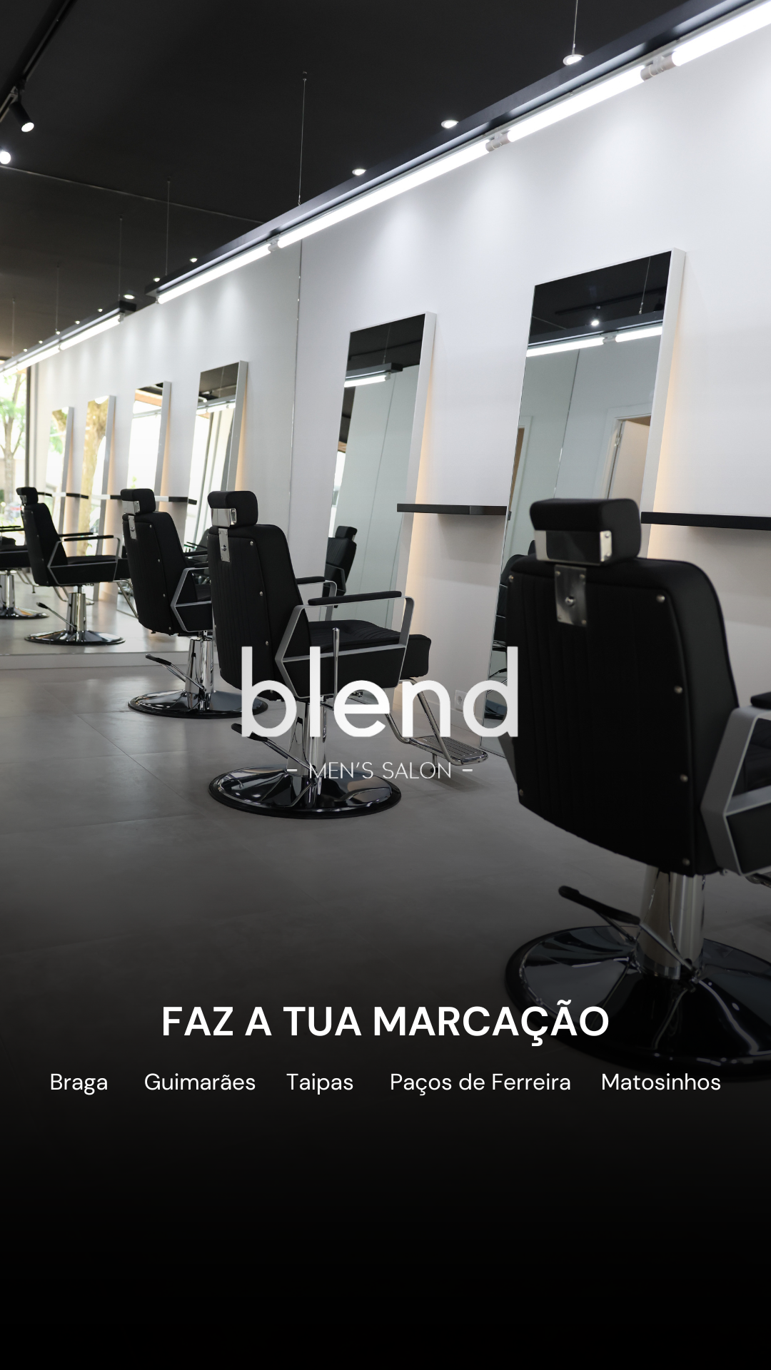 Blend Men's Salon Facebook ad