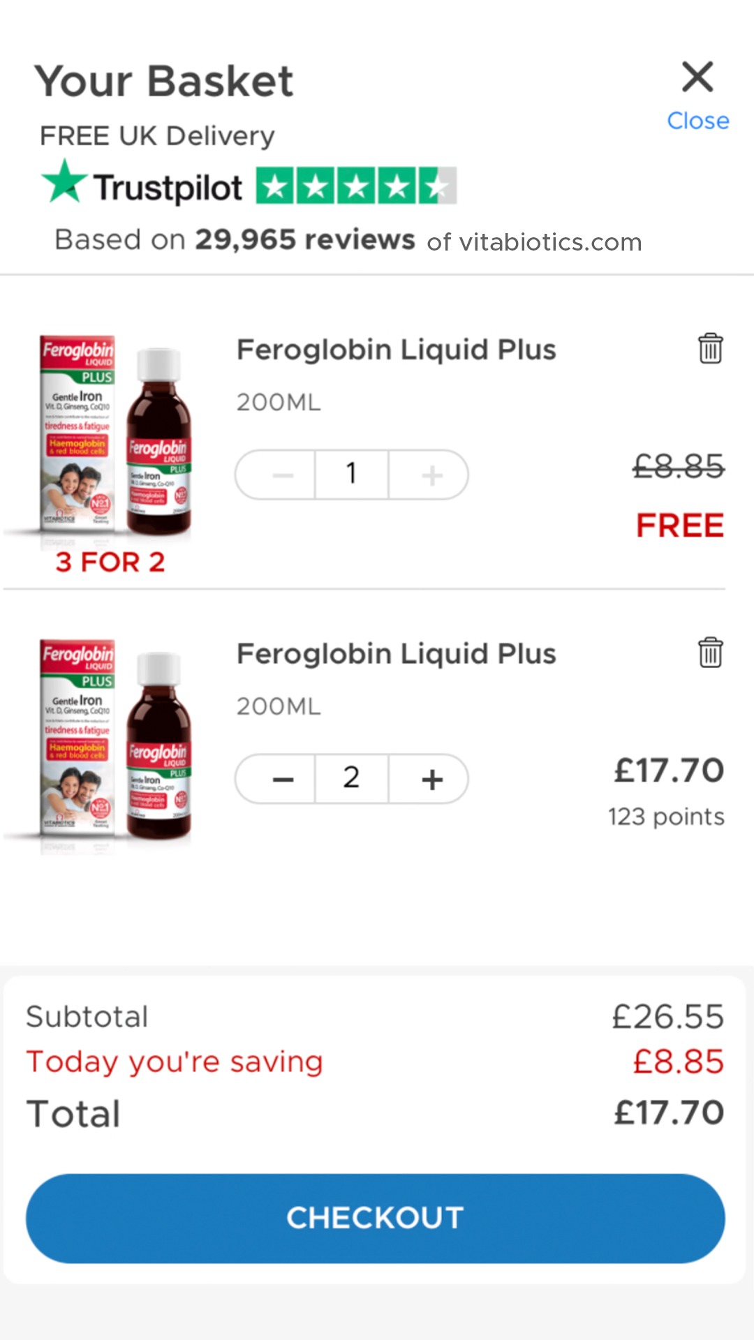 Vitabiotics Facebook ad