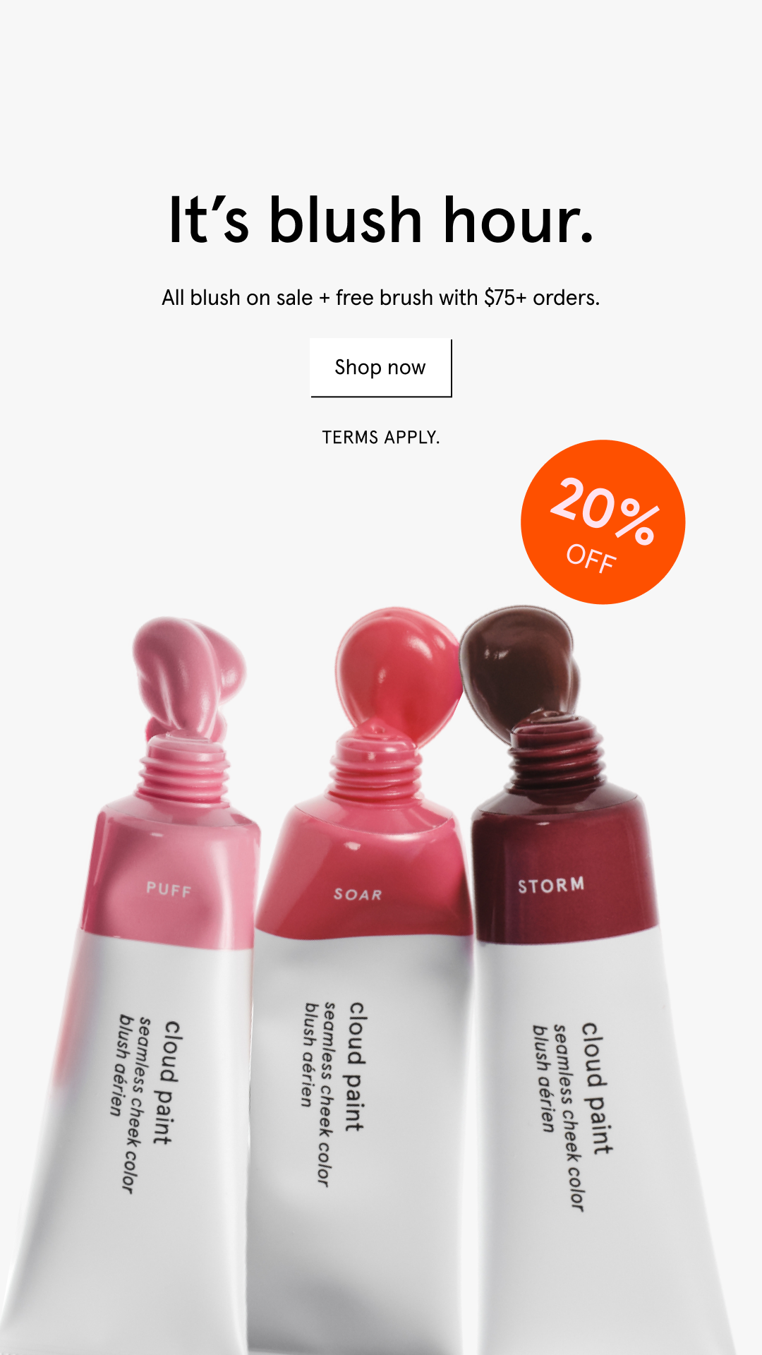 Glossier Facebook ad