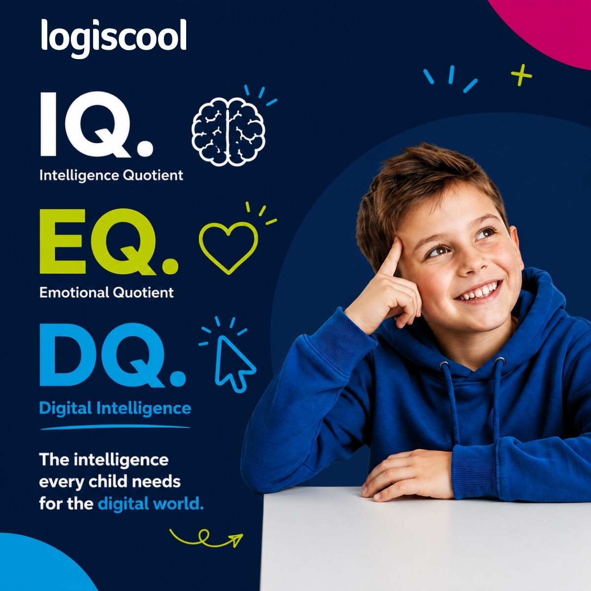 Logiscool South Africa Facebook ad: We've all heard of IQ.