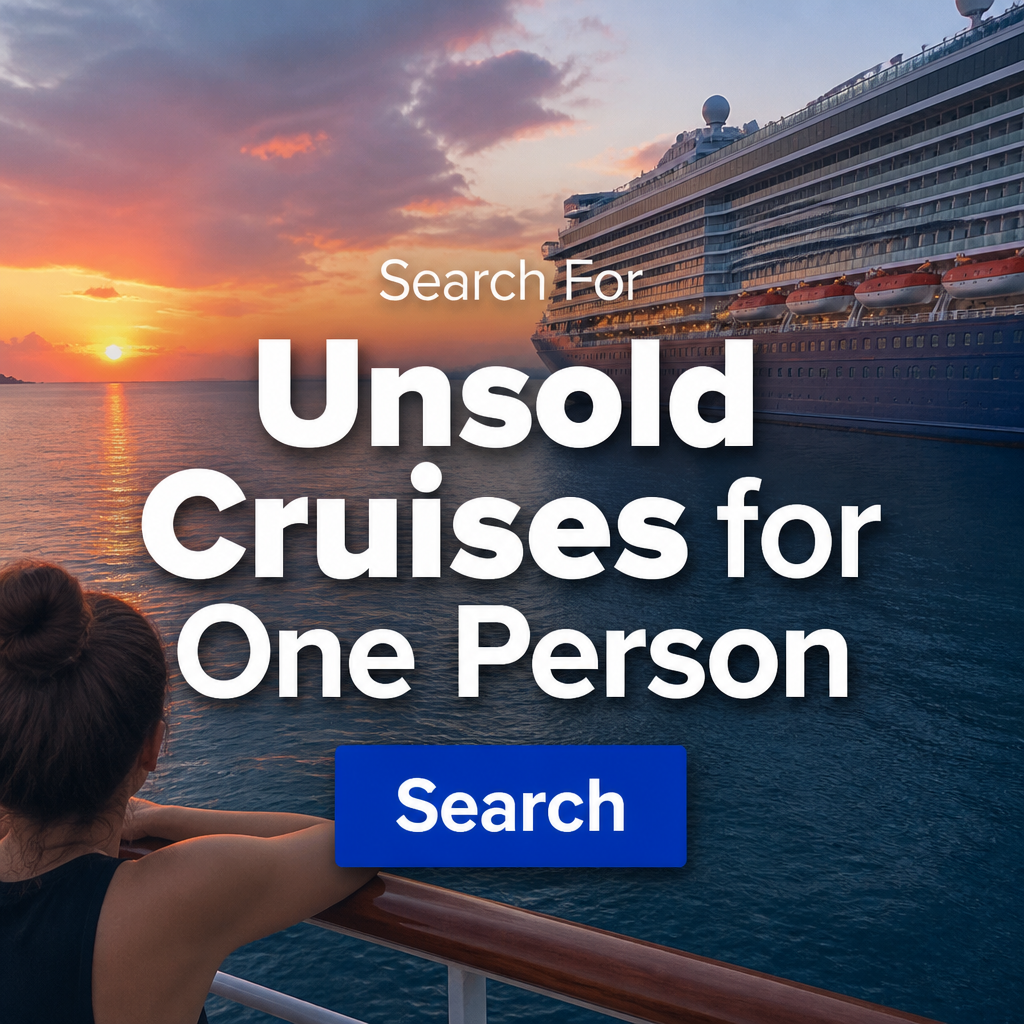 Golden Path Care Facebook ad: Search for unsold cruises for one person