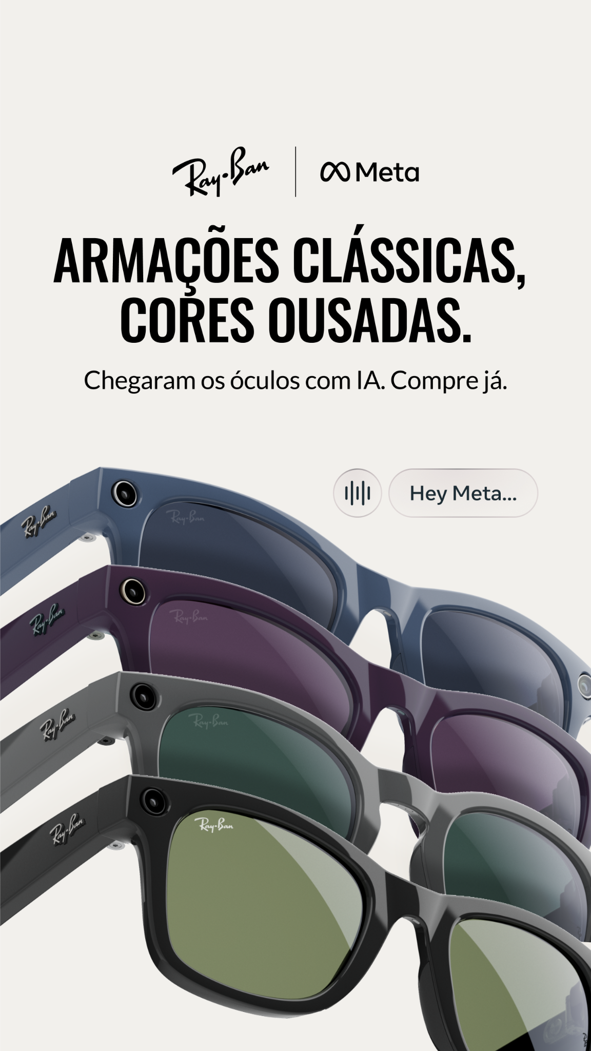 Ray-Ban Meta Facebook ad