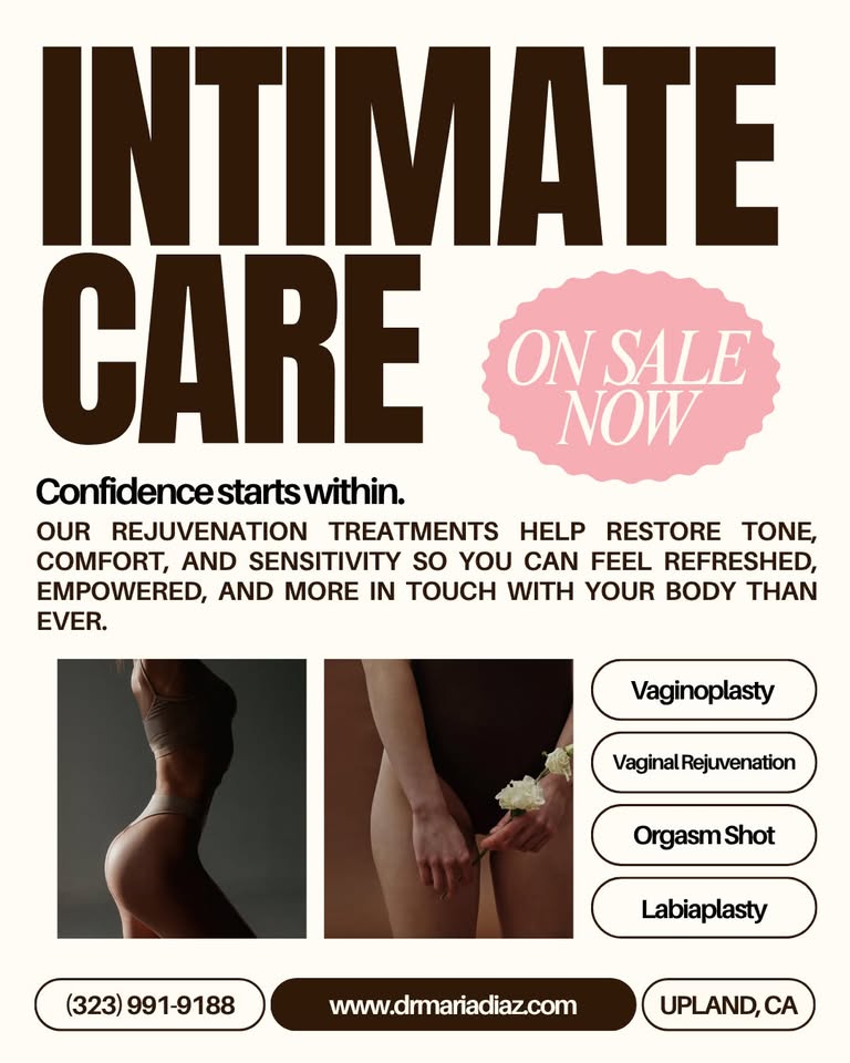 Dr. Maria M. Diaz Facebook ad: Intimate Care Matters