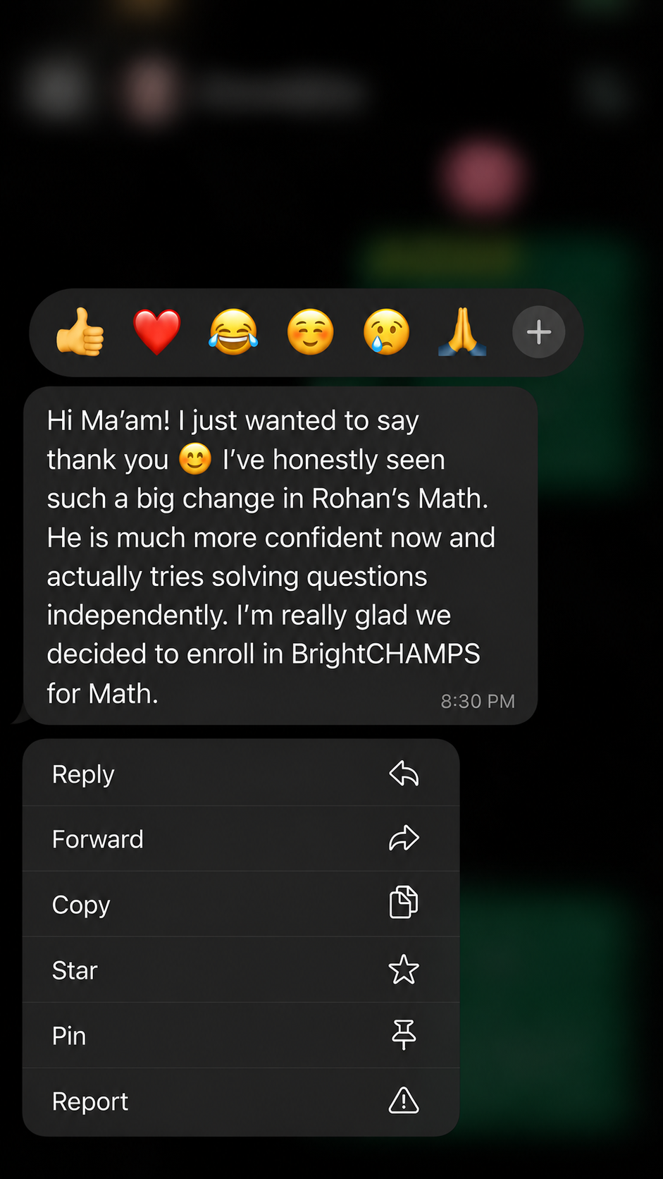 BrightCHAMPS Facebook ad